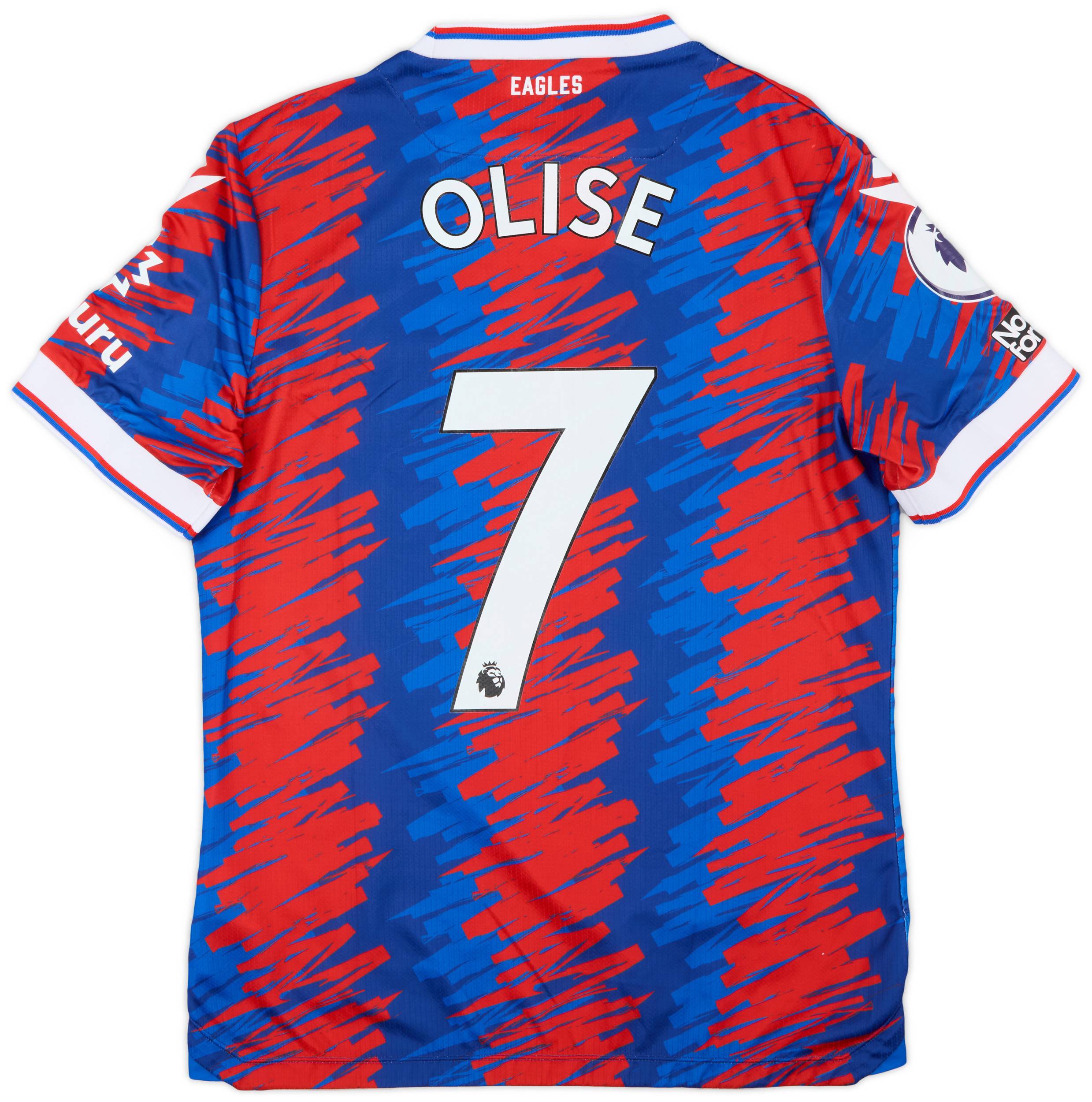 2022-23 Crystal Palace Match Issue Home Shirt Olise #7