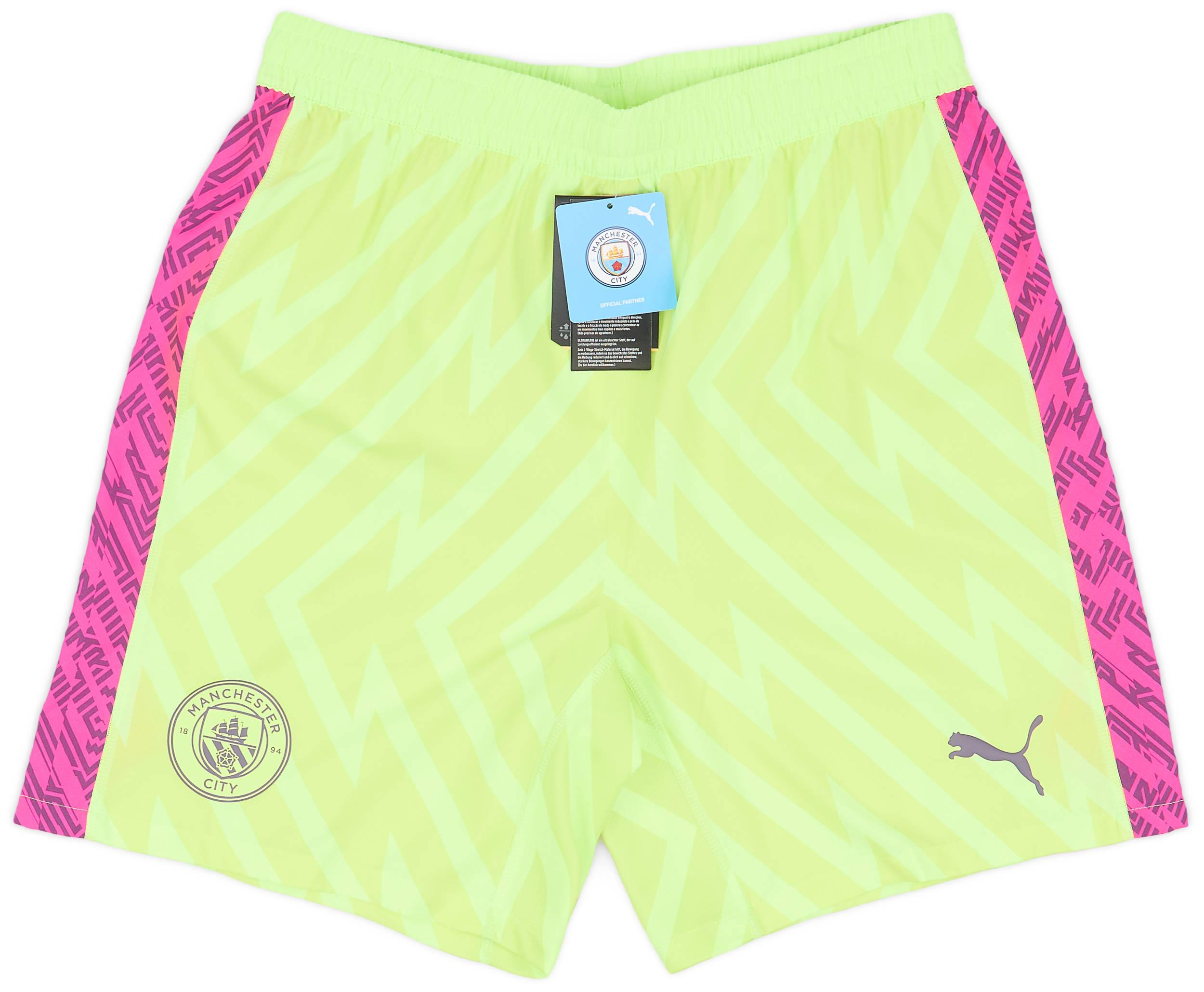 2023-24 Manchester City Authentic GK Shorts (L)