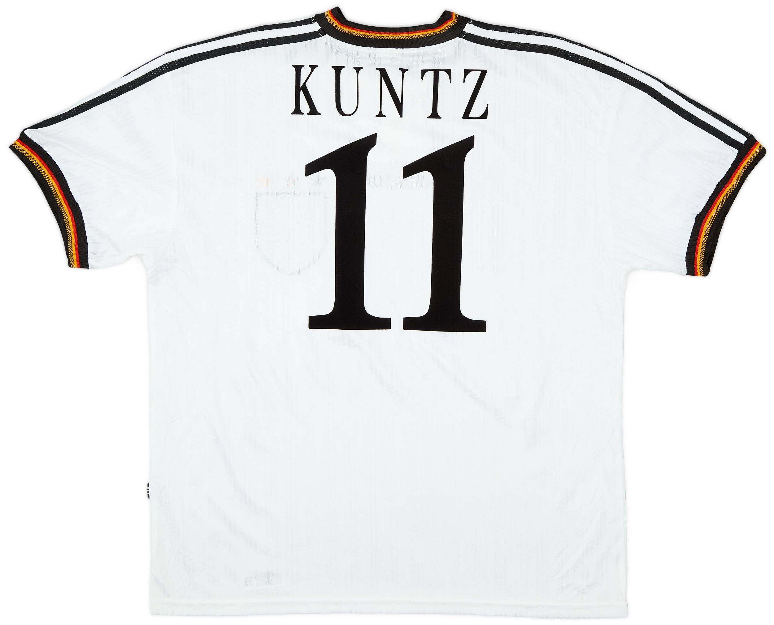 1996-98 Germany Home Shirt Kuntz #11 - 9/10 - (XL)
