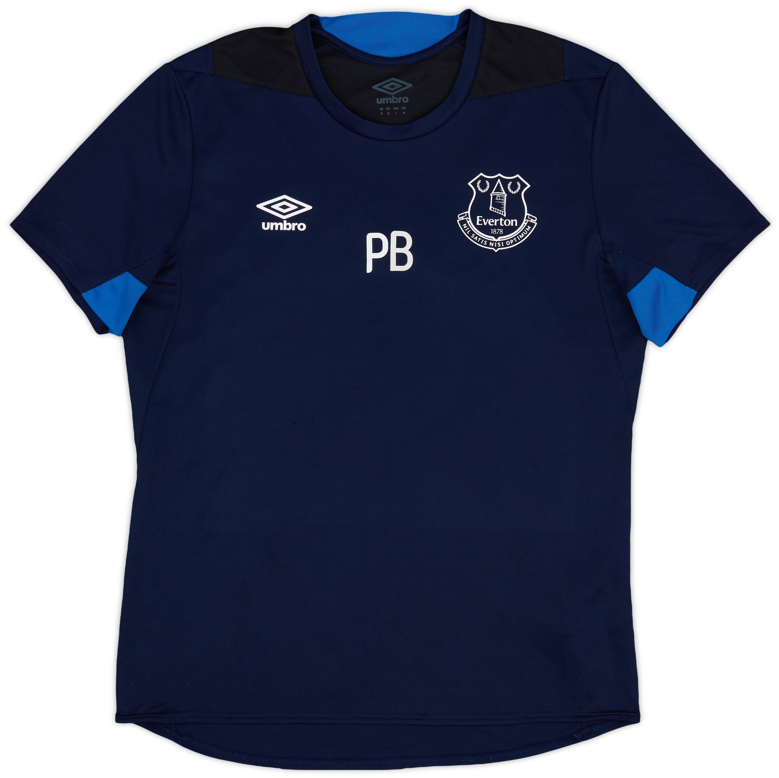 2017-18 Everton Umbro Staff Issue Training Shirt PB - 8/10 - (M)