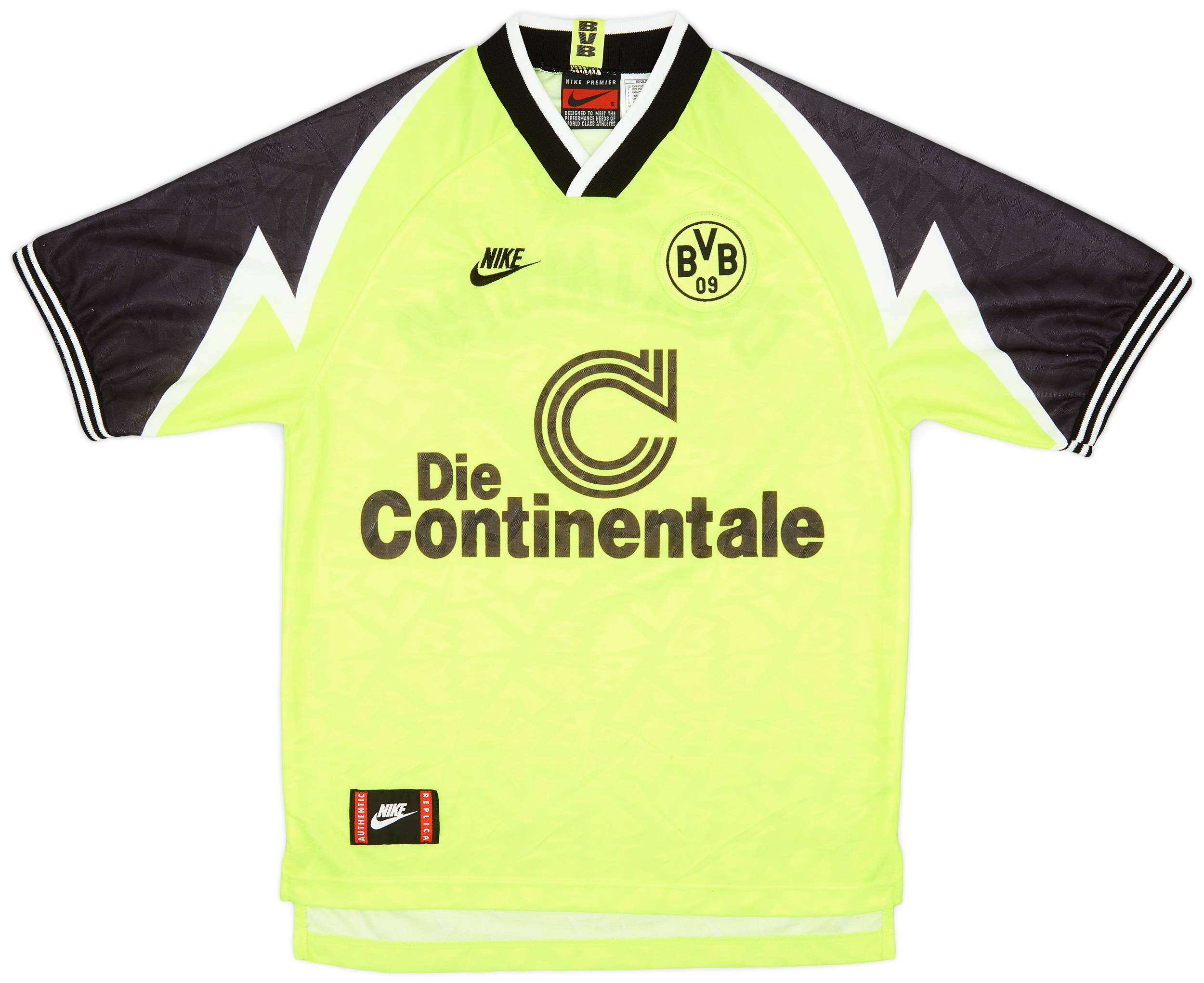 1995-96 Borussia Dortmund Home Shirt - 8/10 - (S)