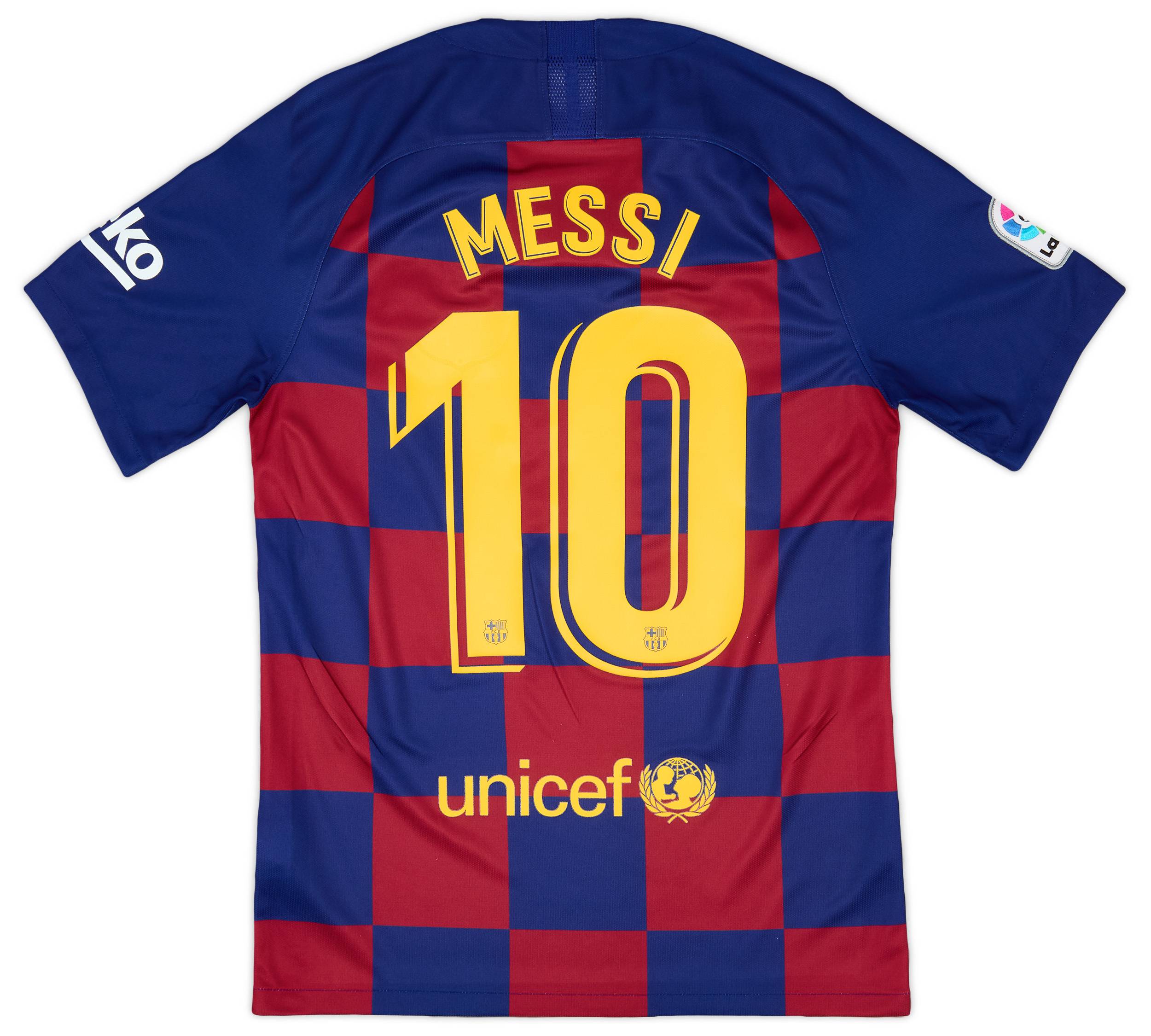 2019-20 Barcelona Home Shirt Messi #10 - 8/10 - (S)