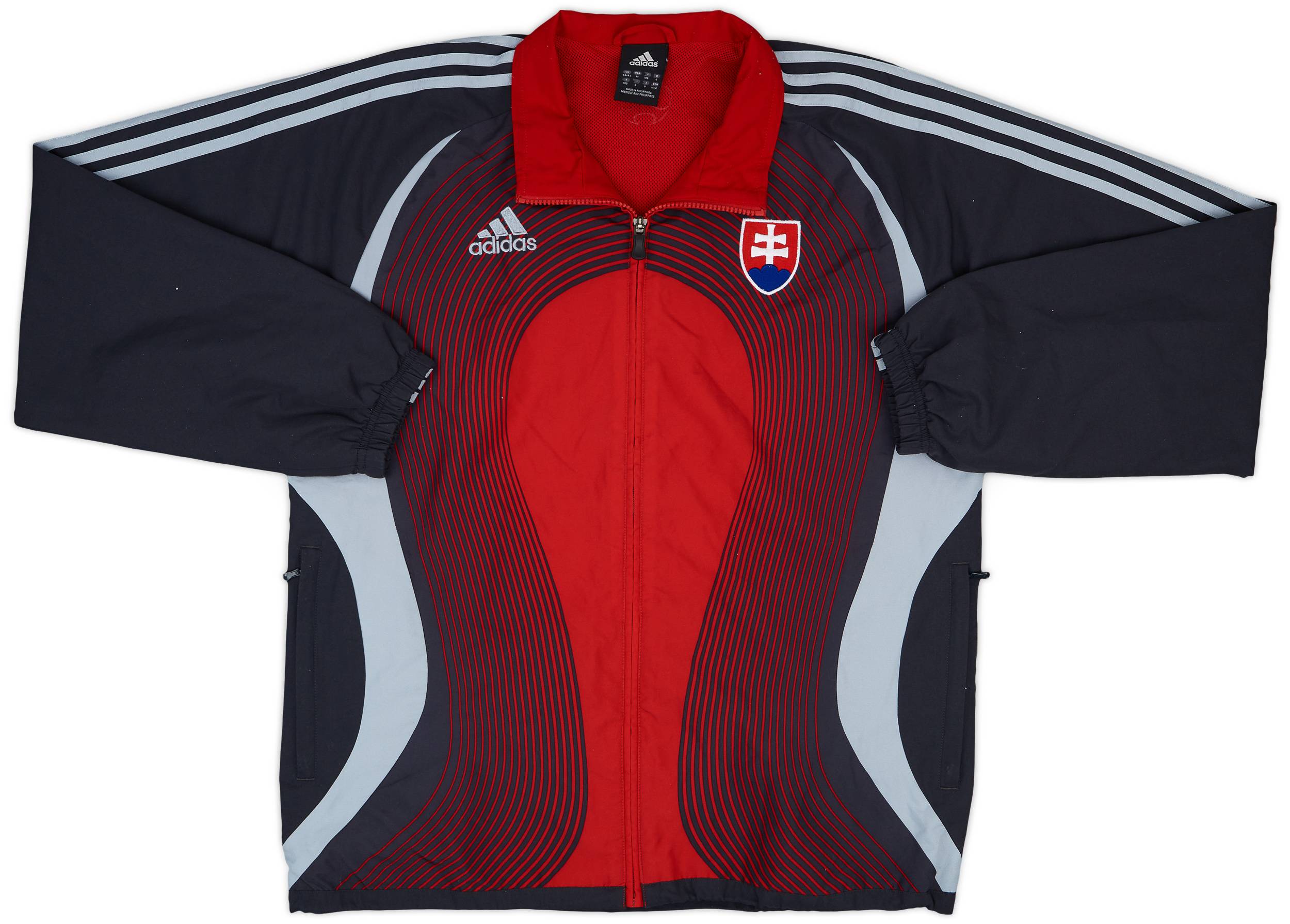 2007-08 Slovakia adidas Track Jacket - 8/10 - (M/L)
