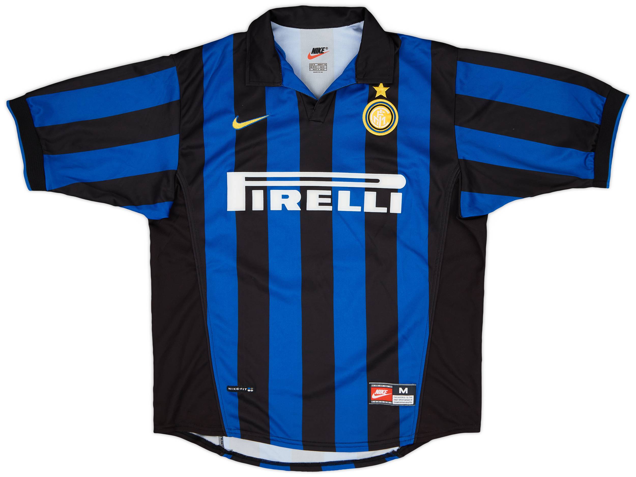 1998-99 Inter Milan Home Shirt R.Baggio #10 - 9/10 - (M)