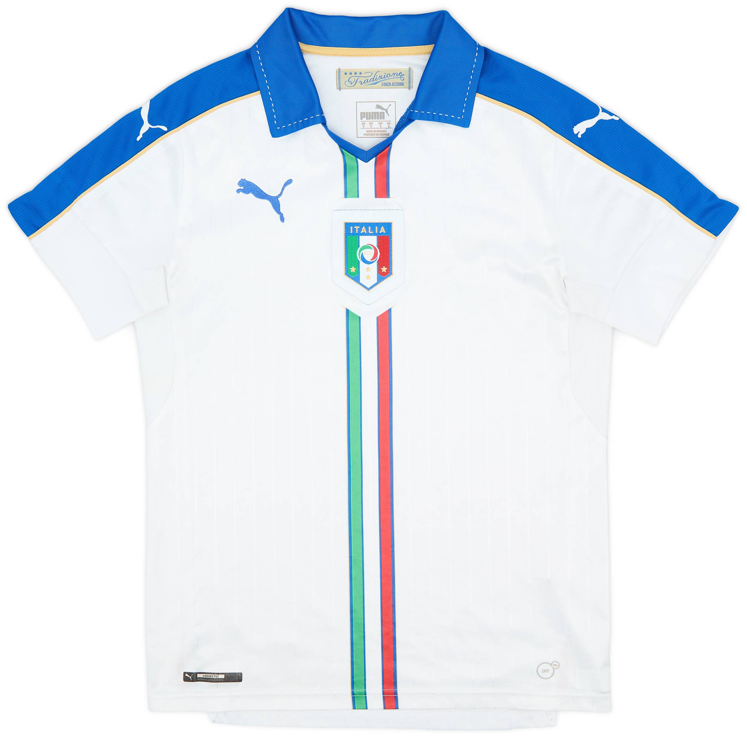 2016-17 Italy Away Shirt - 7/10 - (S)