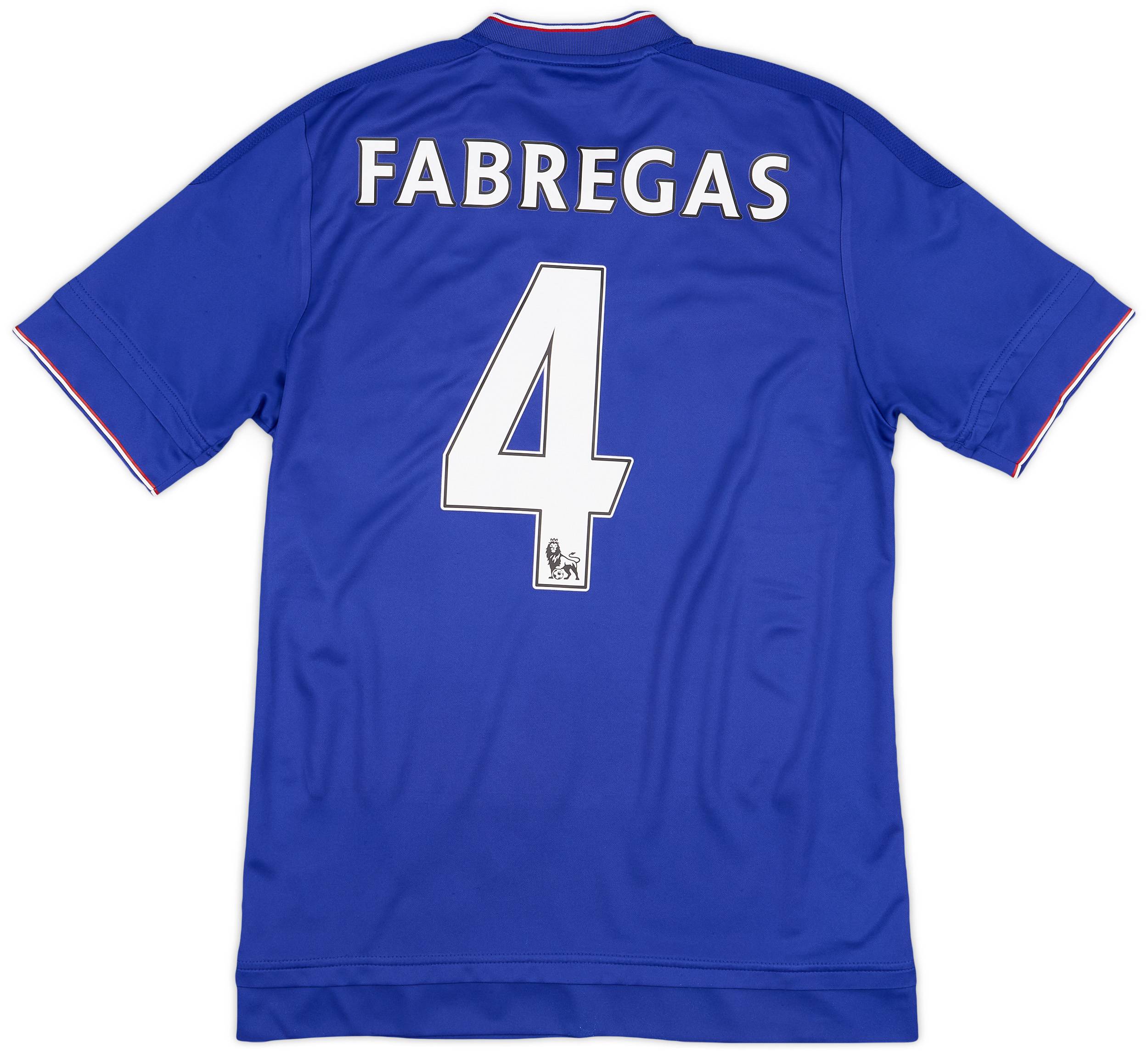2015-16 Chelsea Home Shirt Fabregas #4 - 5/10 - (S)