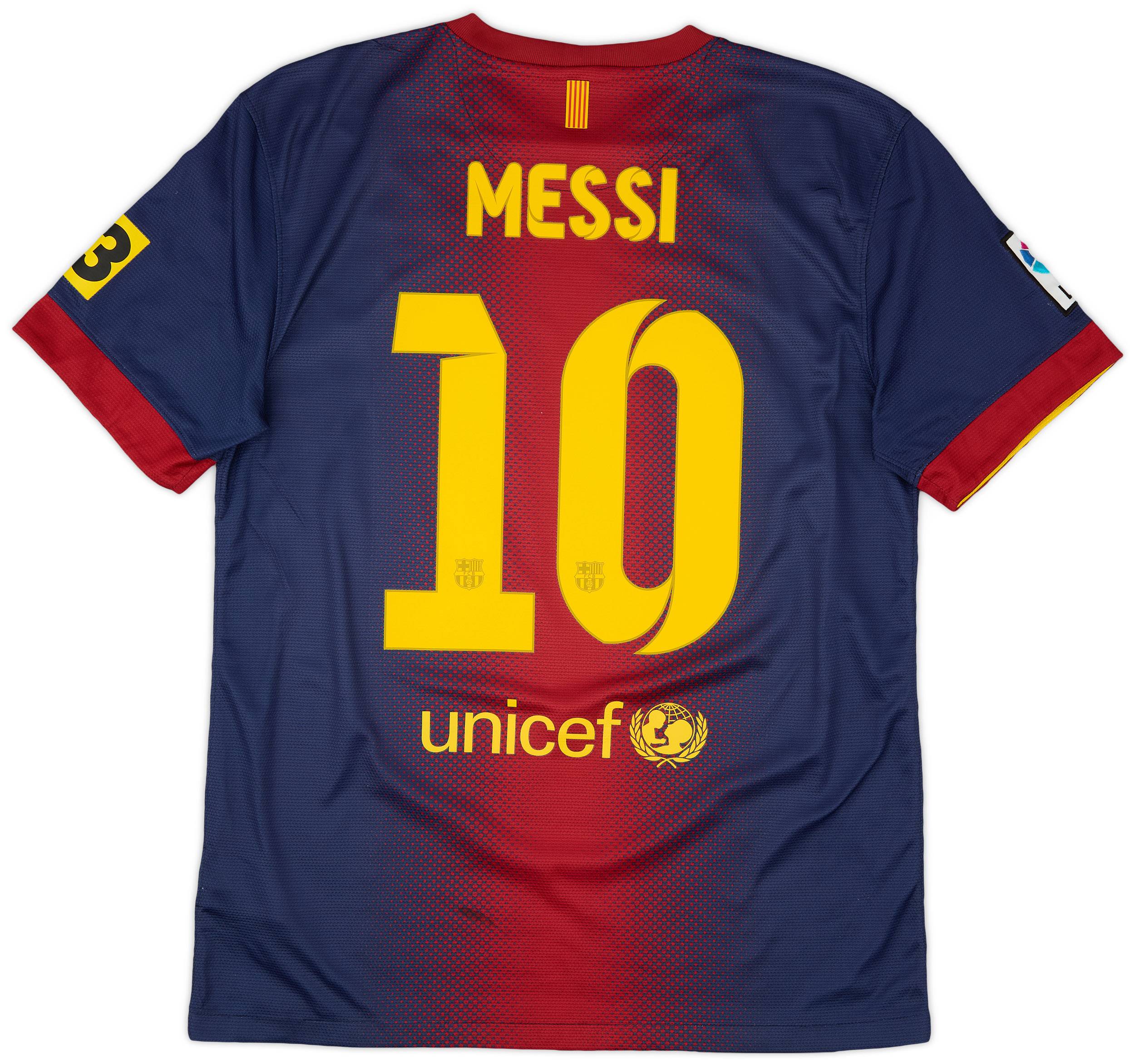 2012-13 Barcelona Home Shirt Messi #10 - 8/10 - (M)
