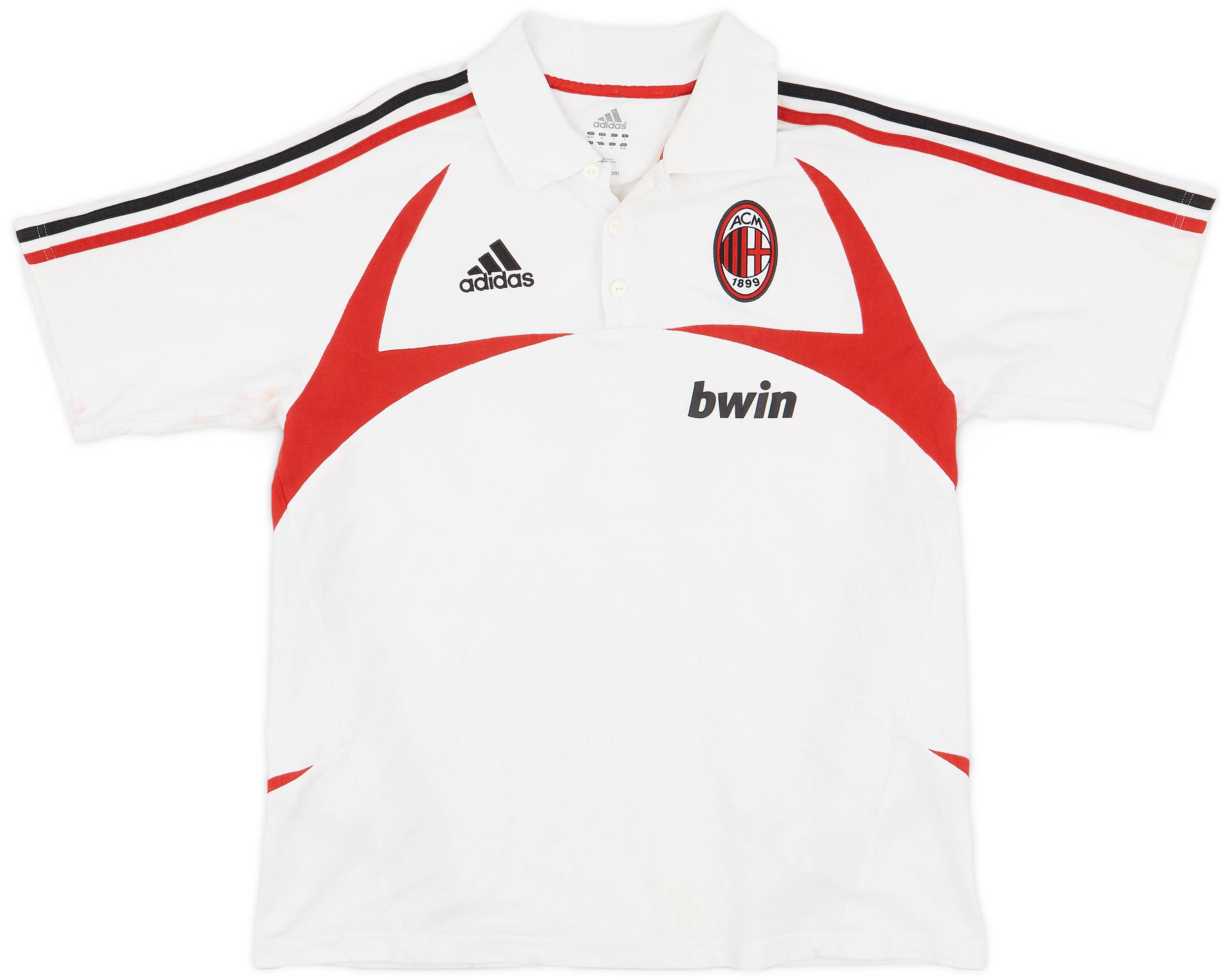 2007-08 AC Milan adidas Polo Shirt 6/10 (M/L)