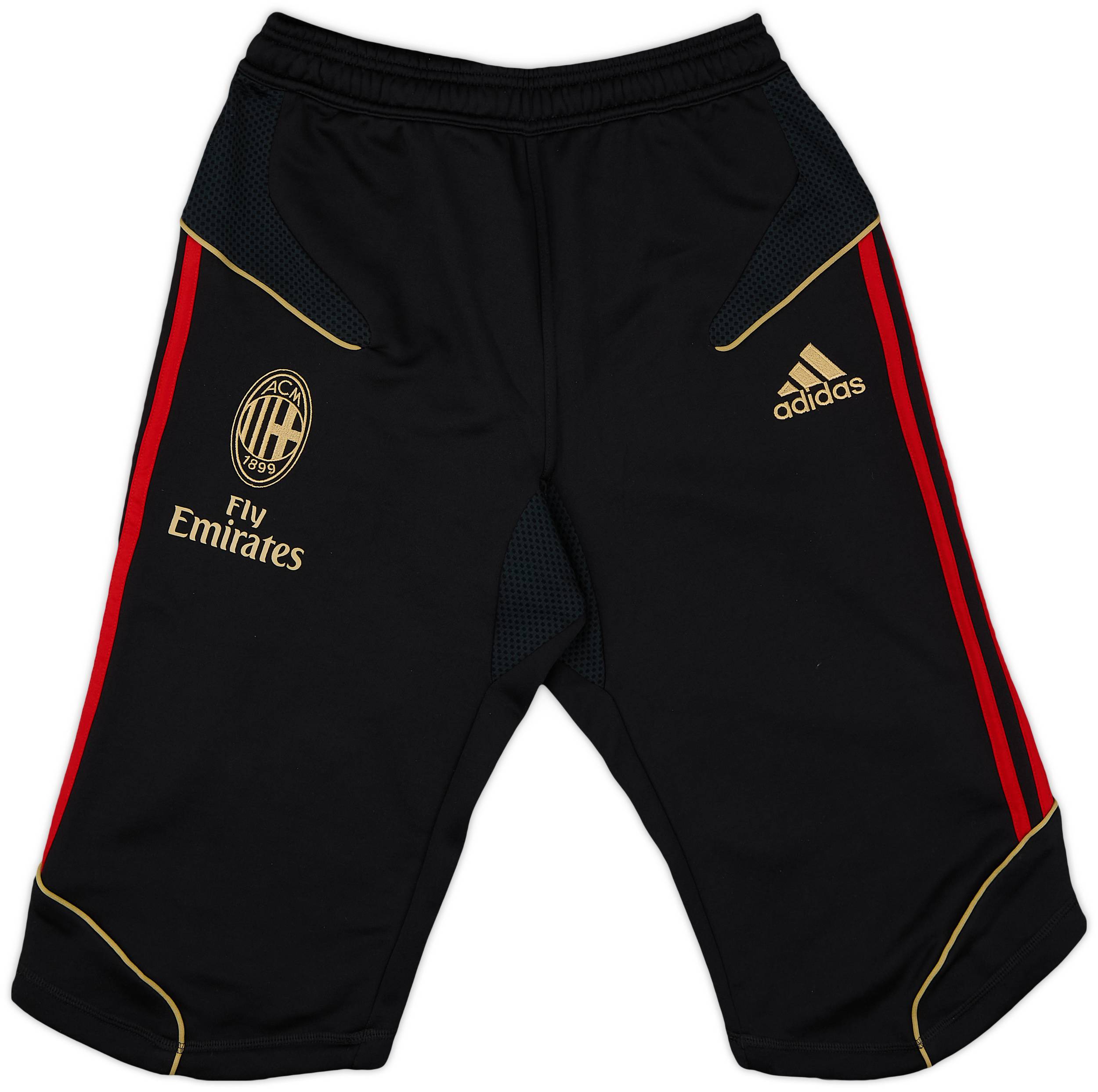 2011-12 AC Milan adidas 3/4 Training Pants - 8/10 - (S)