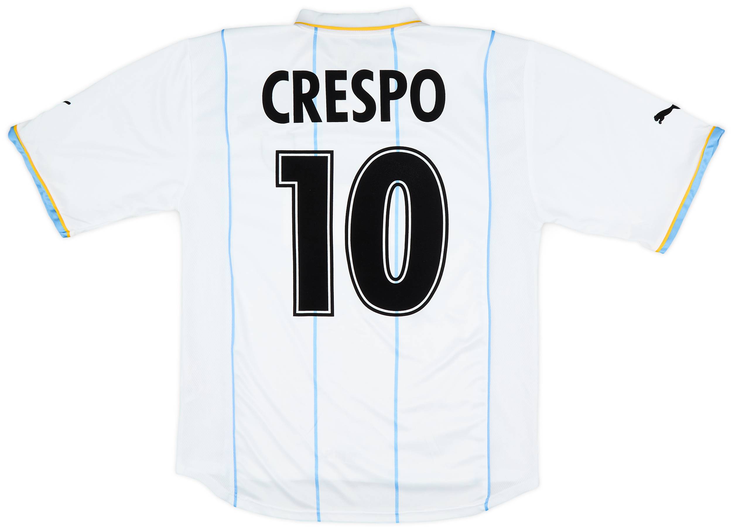 2001-02 Lazio European Home Shirt Crespo #10 - 6/10 - (M)