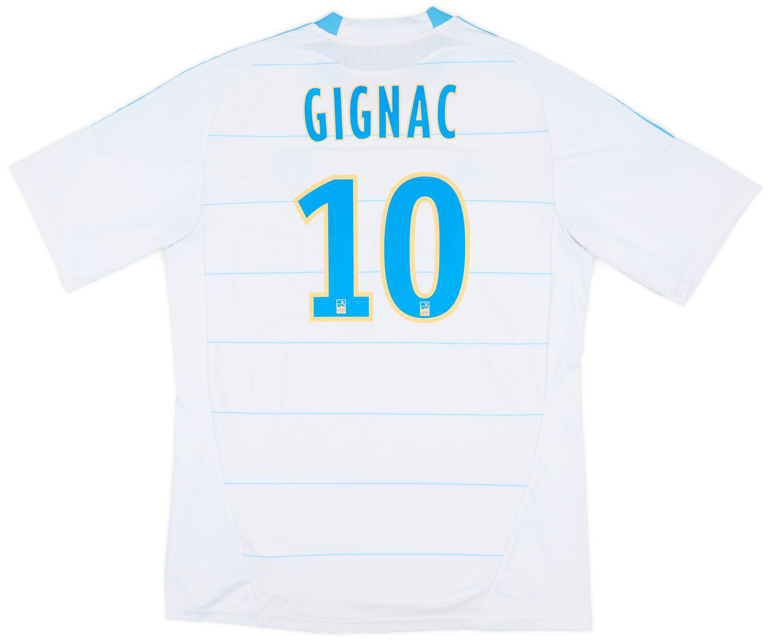2010-11 Olympique Marseille Home Shirt Gignac #10 - 8/10 - (XL)