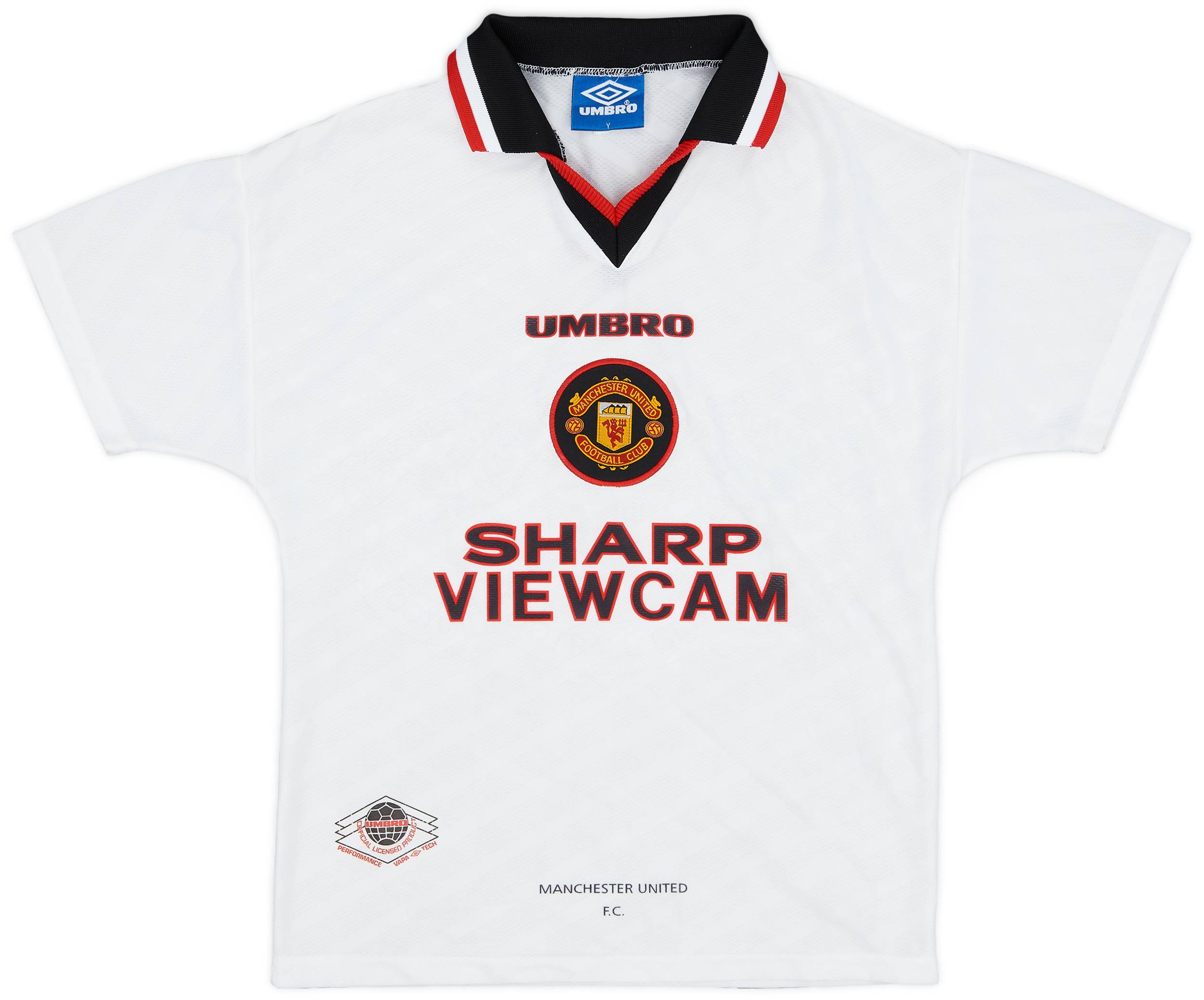 1996-97 Manchester United Away Shirt - 8/10 - (XL.Boys)