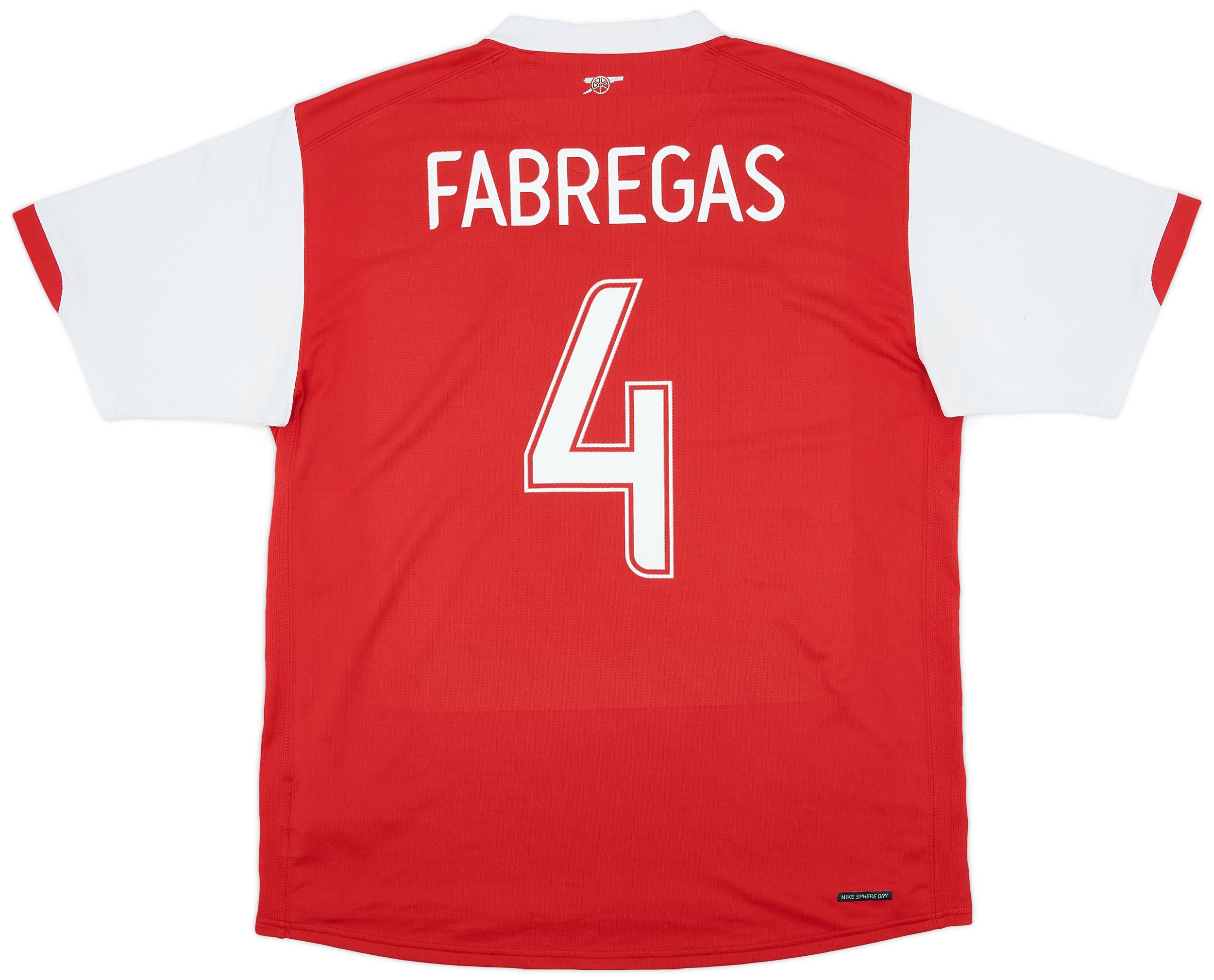 2006-08 Arsenal Home Shirt Fabregas #4 - 5/10 - (L)