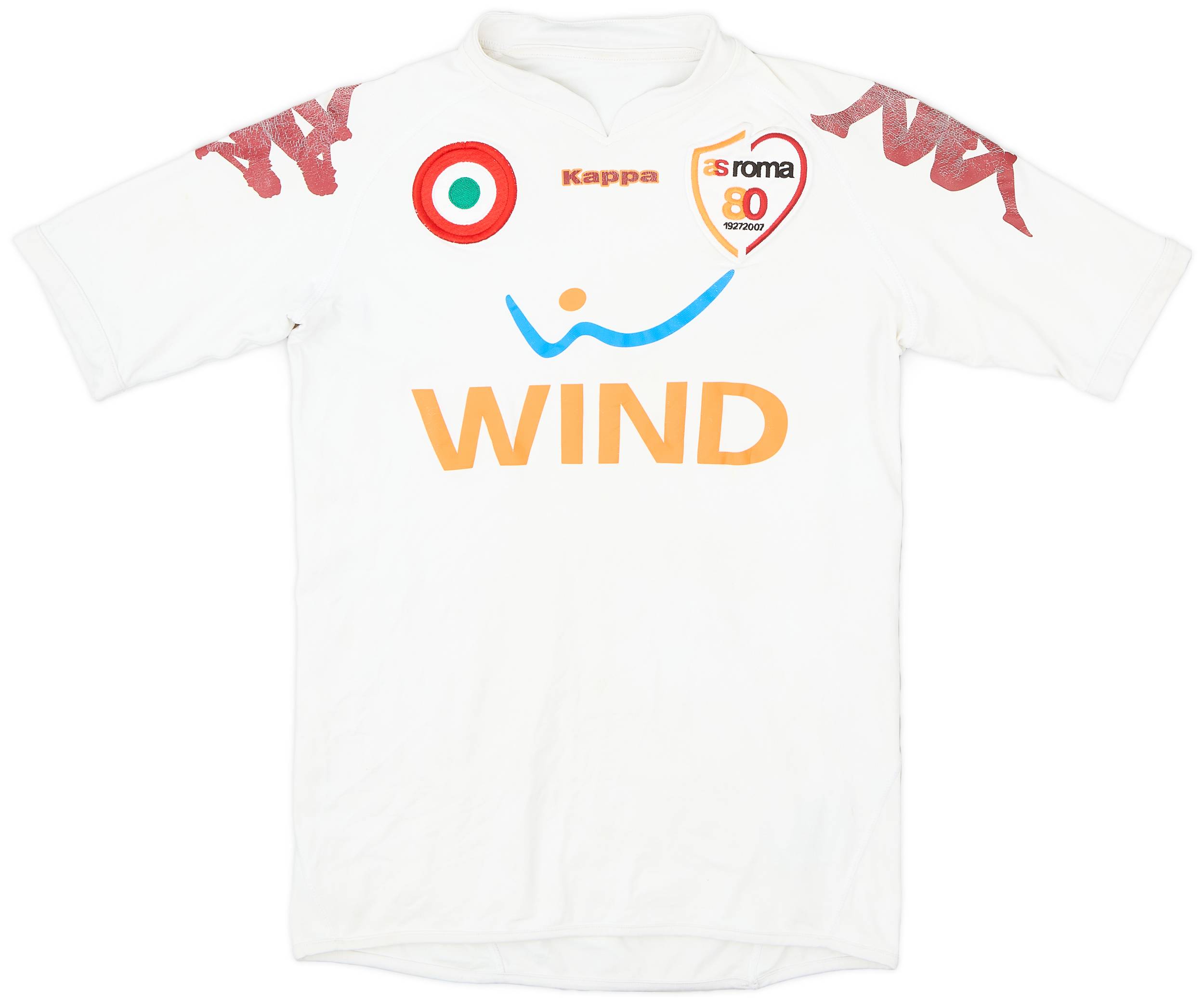 2007-08 Roma Away Shirt - 6/10 - (XS)