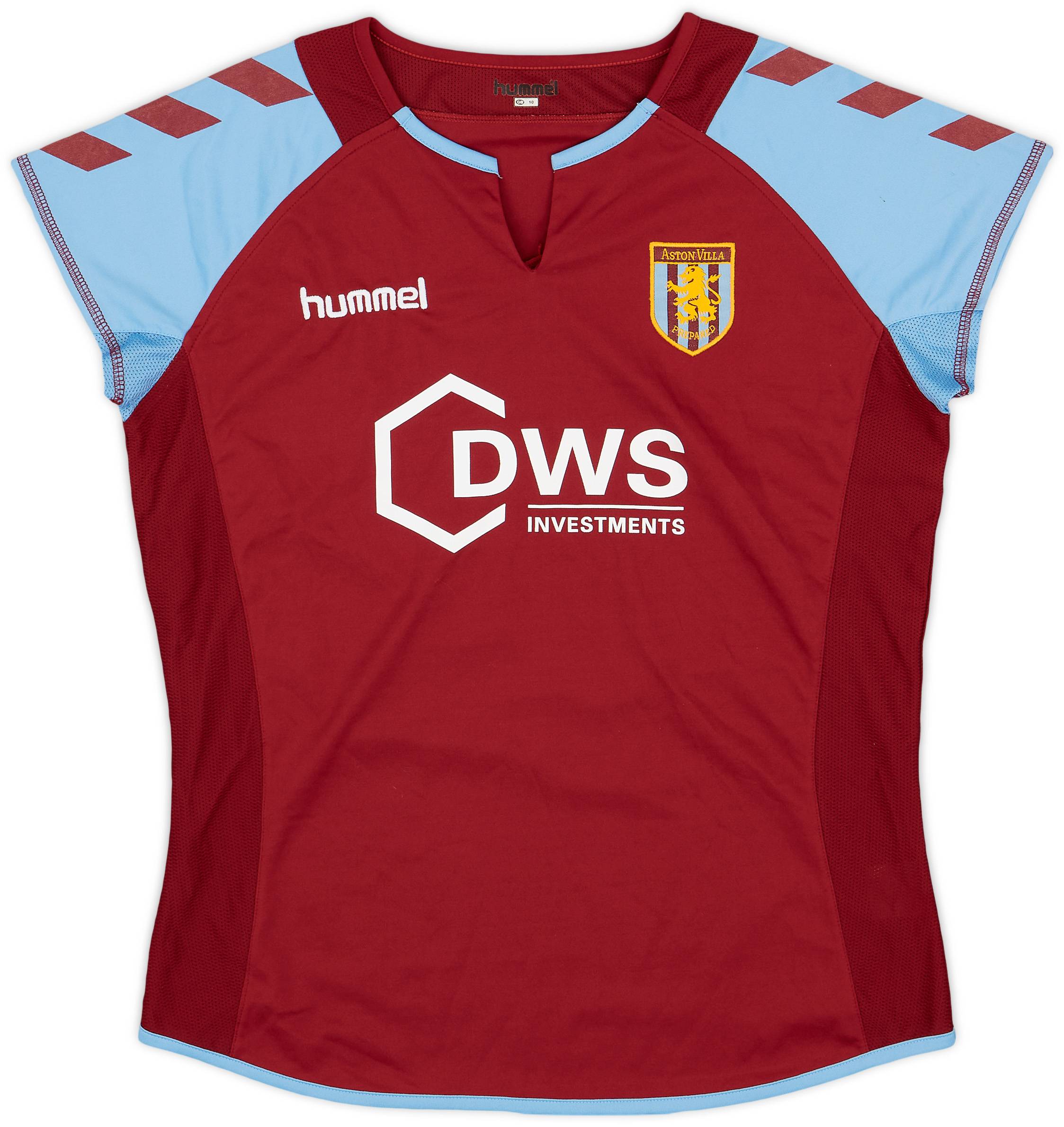 2004-05 Aston Villa Home Shirt - 9/10 - (Women's S)