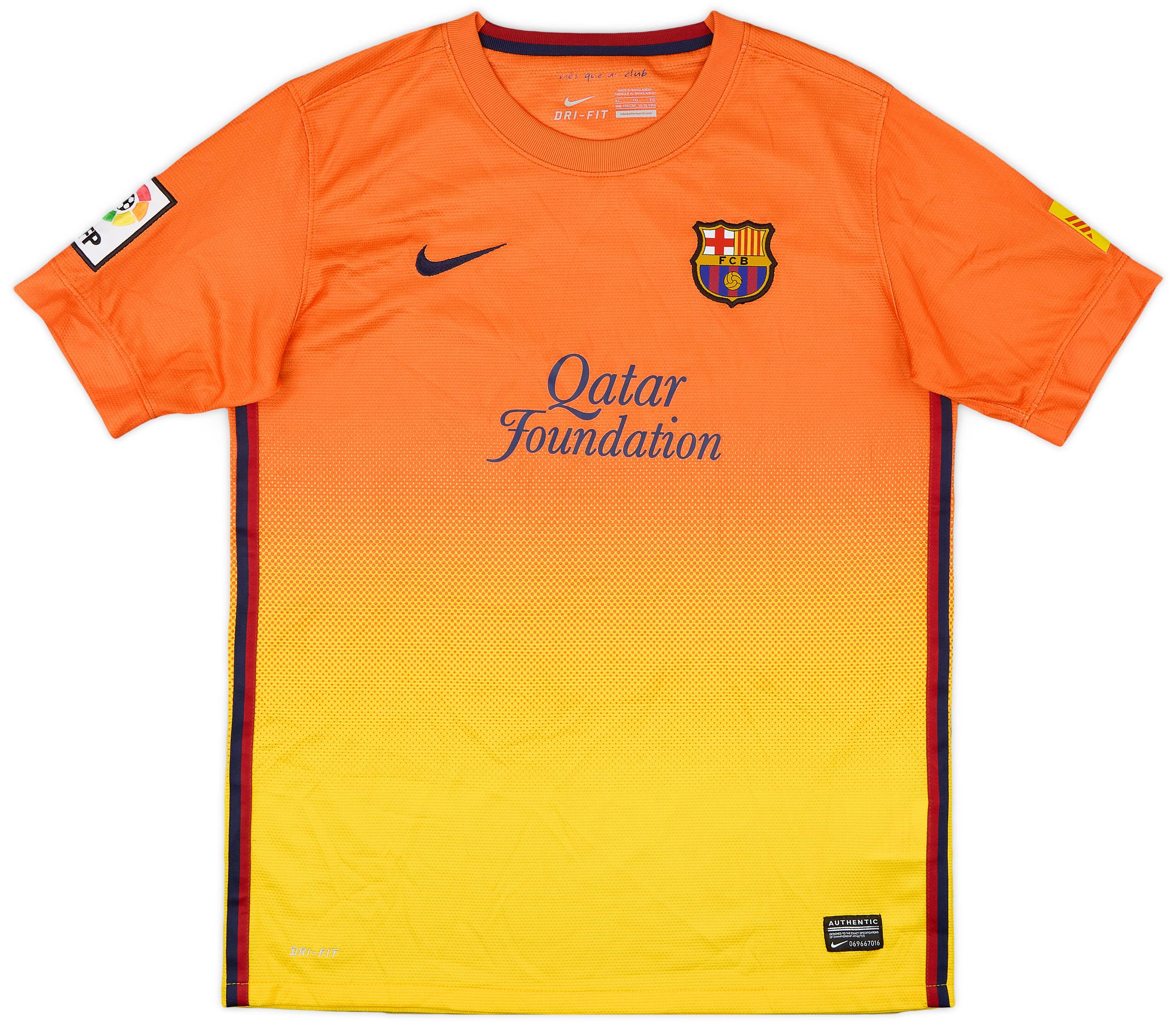 2012-13 Barcelona Away Shirt - 8/10 - (XL.Boys)