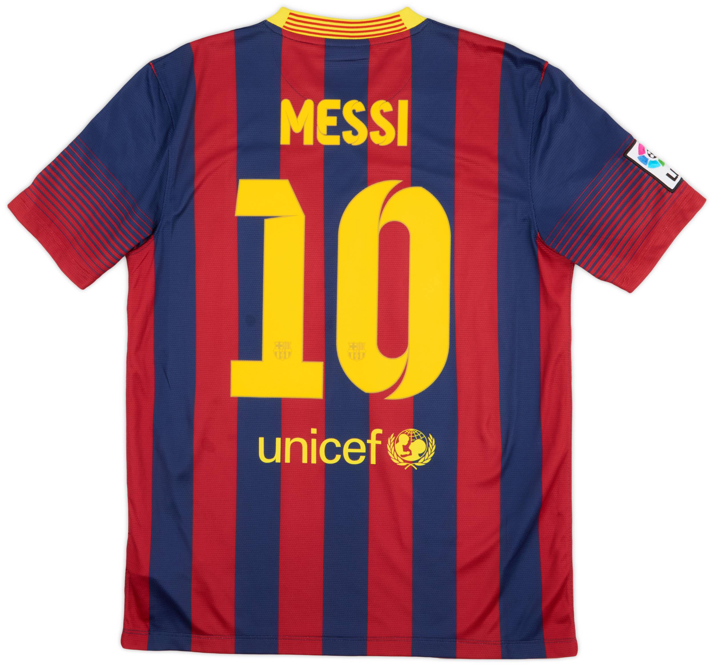 2013-14 Barcelona Home Shirt Messi #10 - 8/10 - (M)