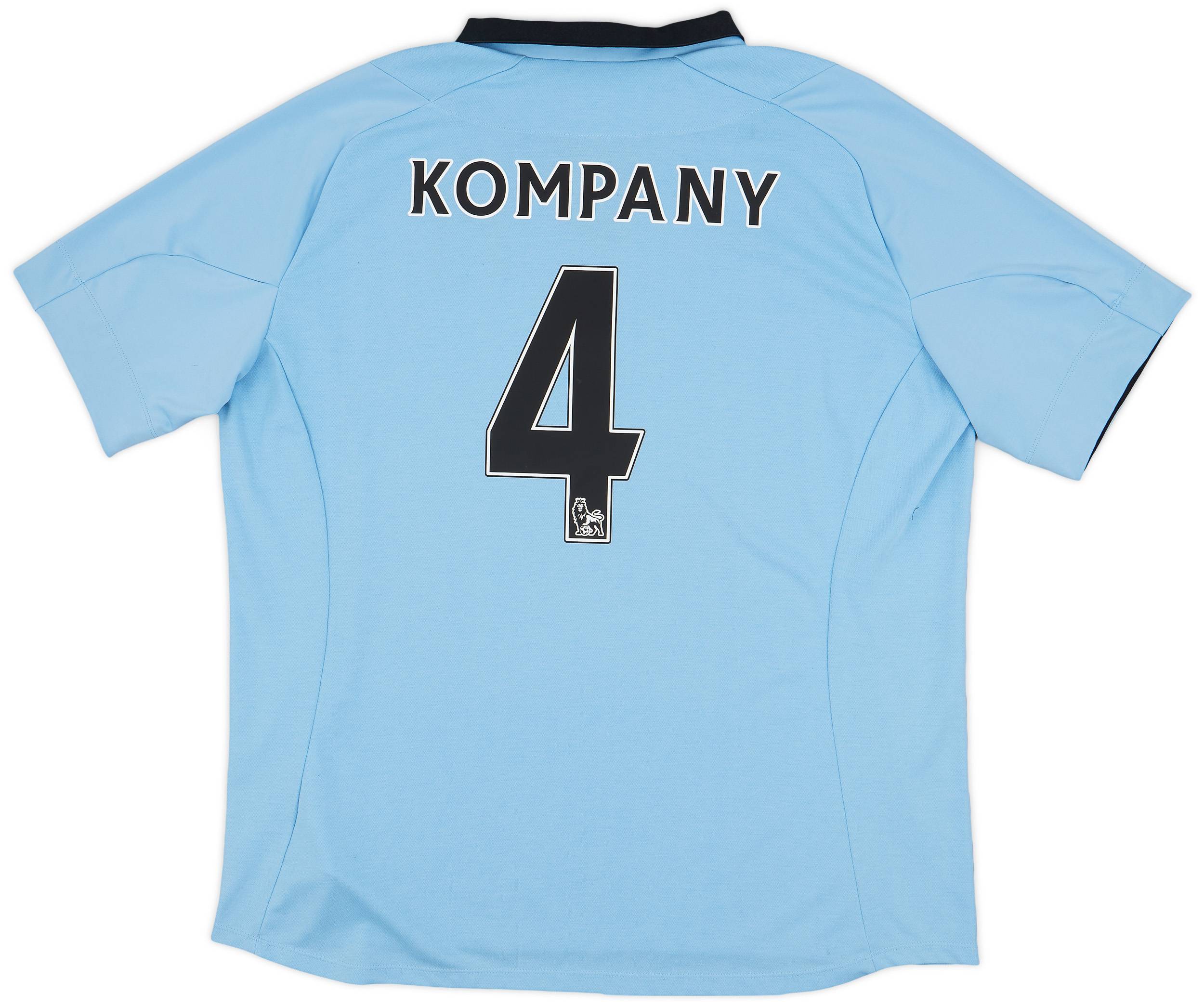 2012-13 Manchester City Home Shirt Kompany #4 - 7/10 - (XXL)
