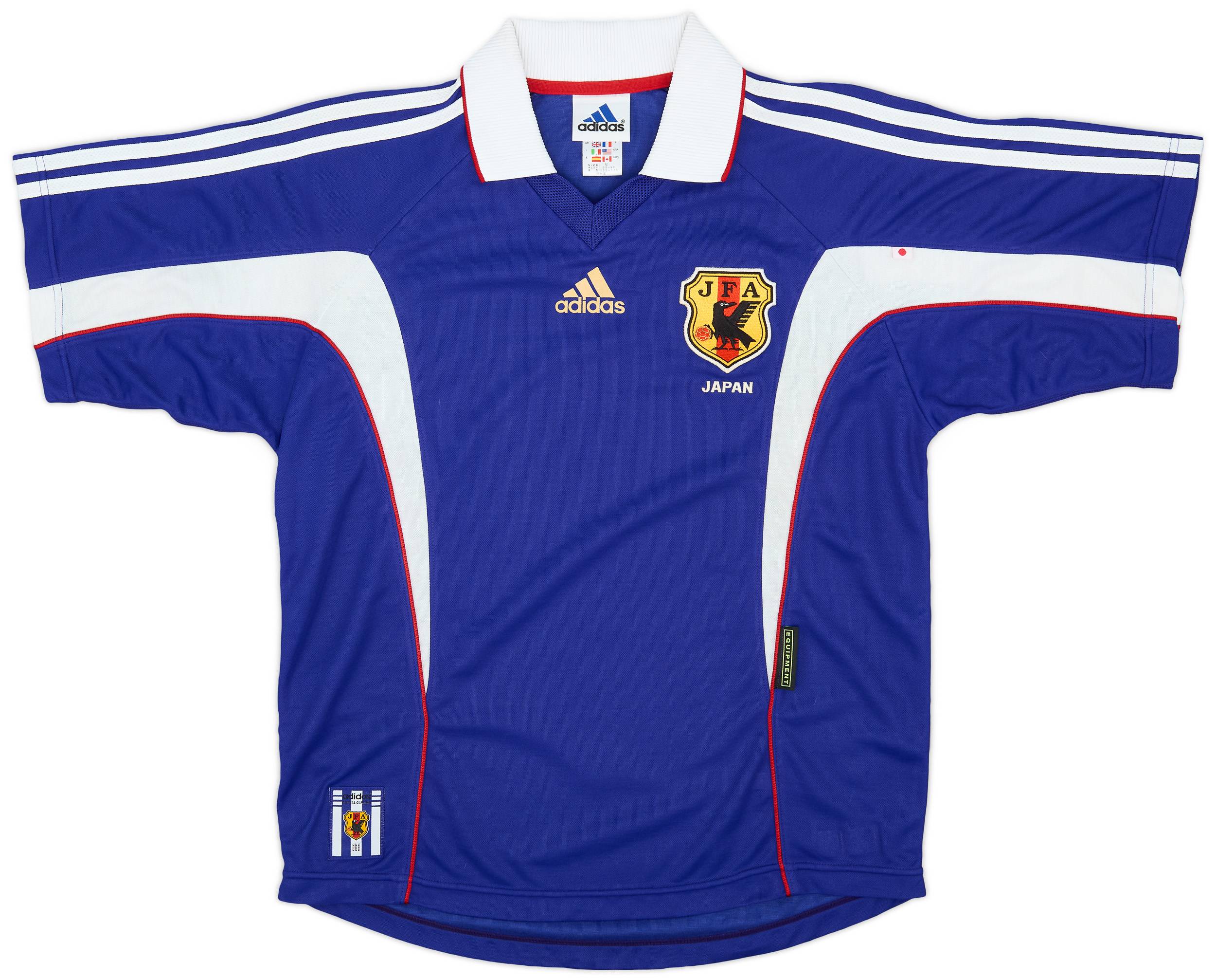90's　1999年　adidas　サッカー日本代表　ユニフォーム　O 1999-00 Japan Player Issue Home Shirt - 8/10 - (M)