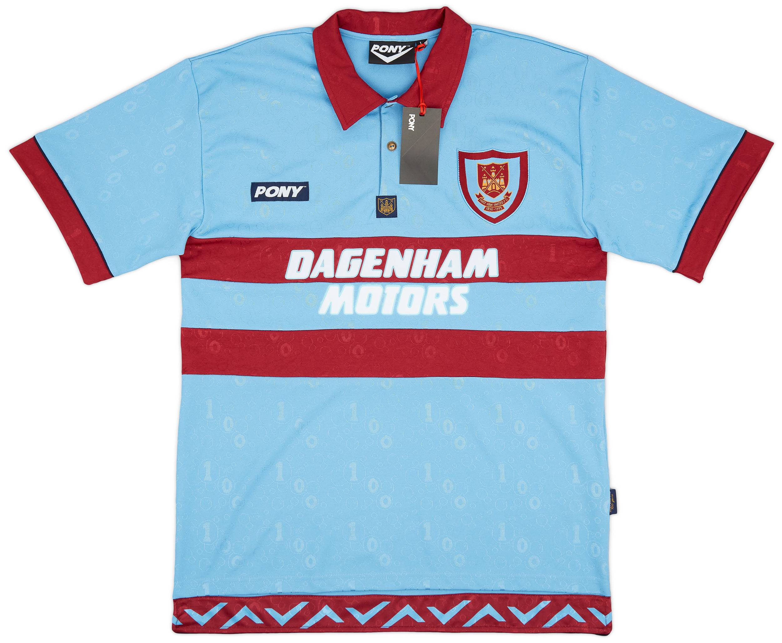 1995-97 West Ham Pony Reissue Centenary Away Shirt