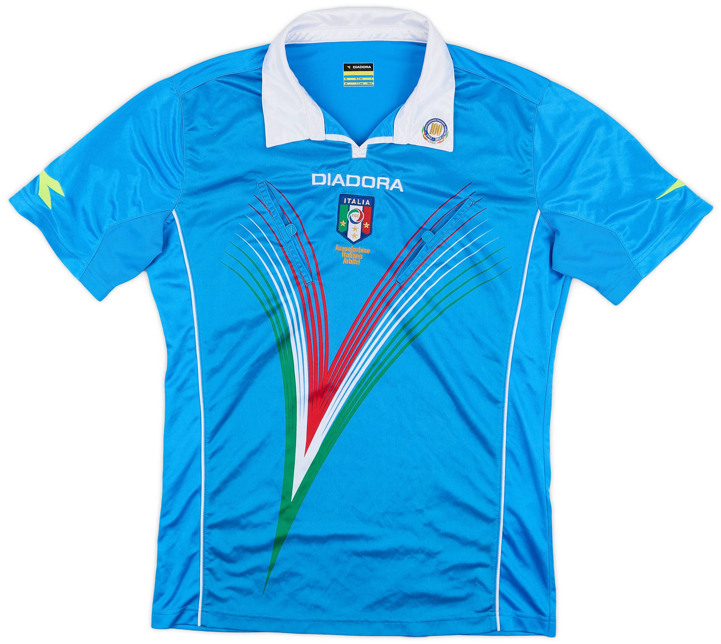 2010 11 Italy Diadora Referee Shirt 8 10 L