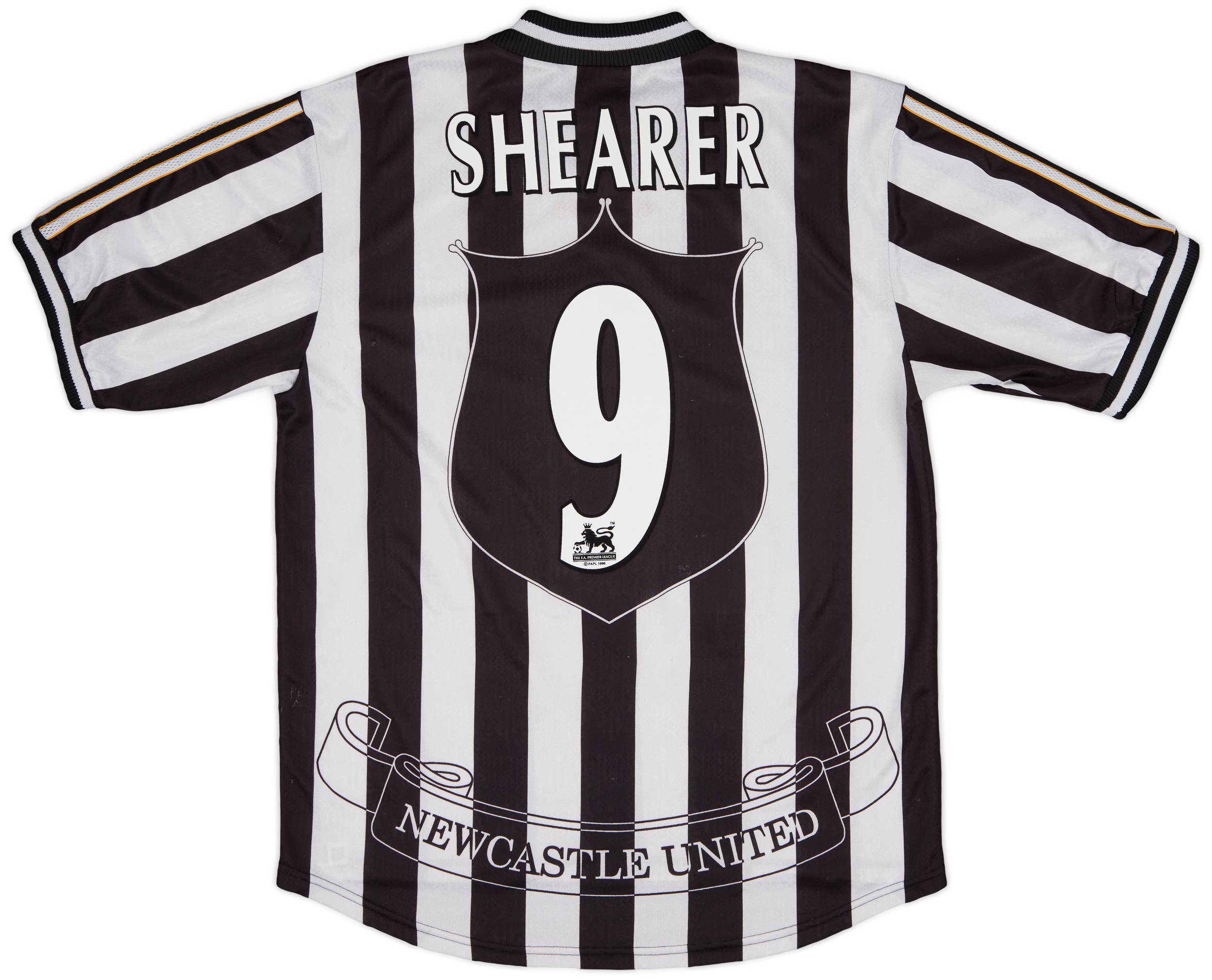 1997-99 Newcastle Home Shirt Shearer #9 - 5/10 - (L)
