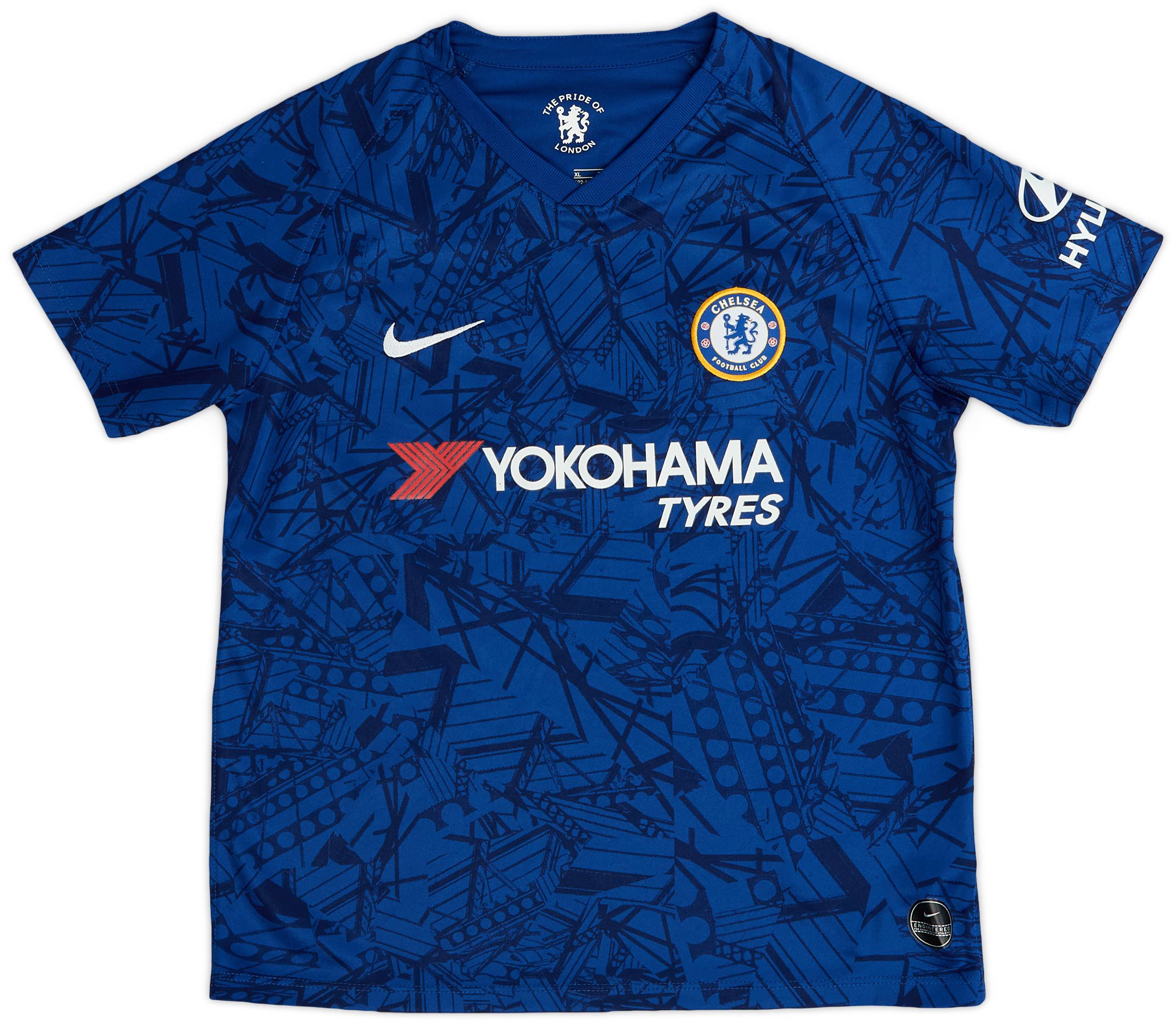 2019-20 Chelsea Home Shirt - 9/10 - (S.Boys)