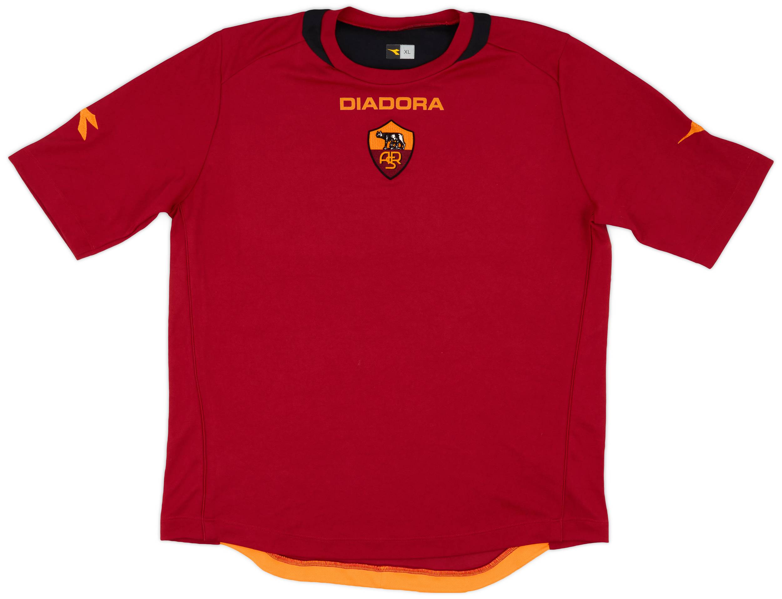 2006-07 Roma Diadora Training Shirt - 8/10 - (XL)