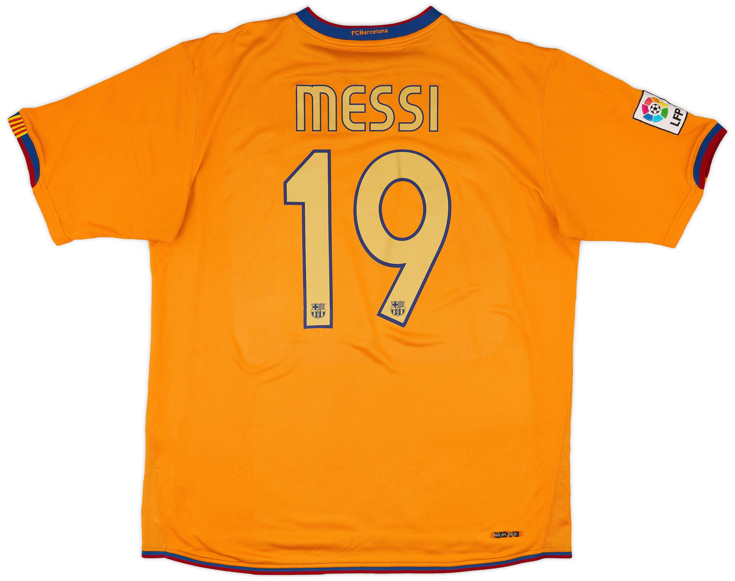 2006-08 Barcelona Away Shirt Messi #19 - 8/10 - (XL)