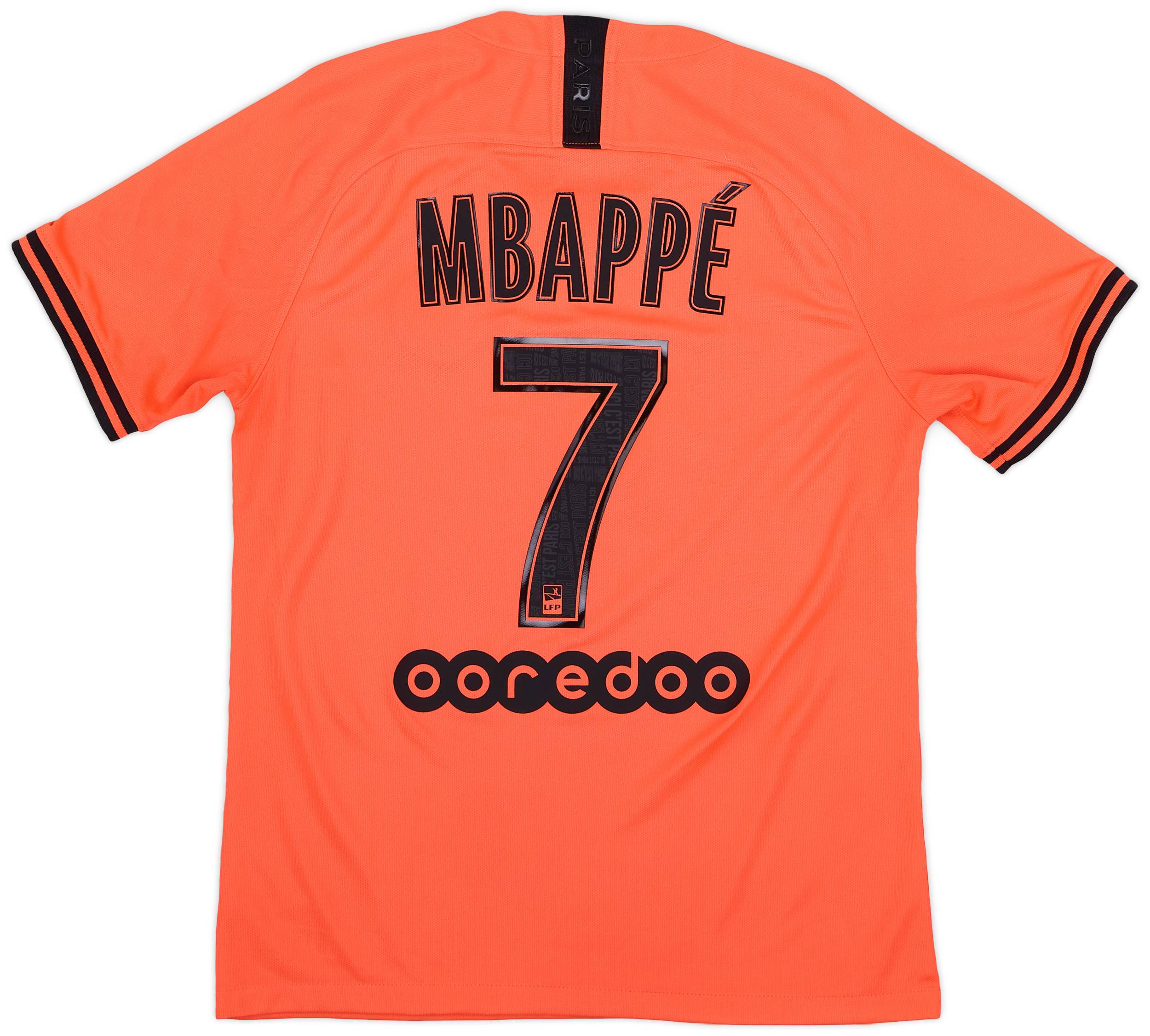 2019-20 Paris Saint-Germain Away Shirt Mbappe #7 - 9/10 - (M)