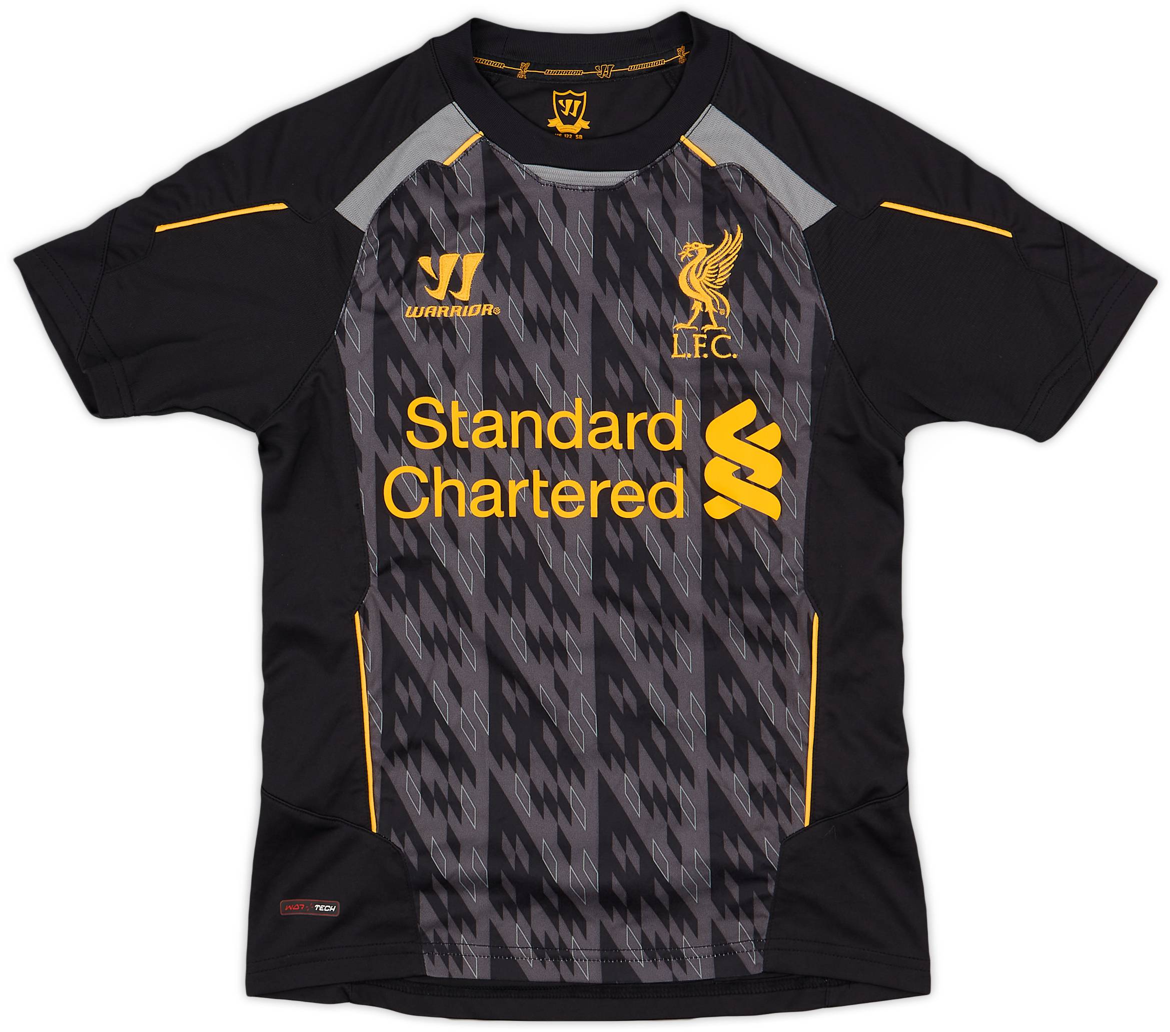 2013-14 Liverpool Warrior Training Shirt - 9/10 - (S.Boys)