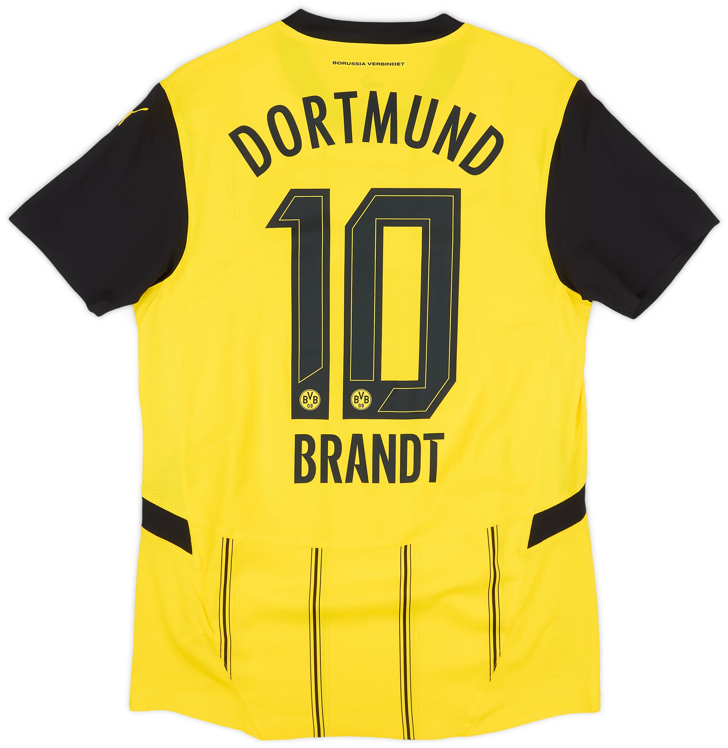 2024-25 Borussia Dortmund Authentic Home Shirt Brandt #10