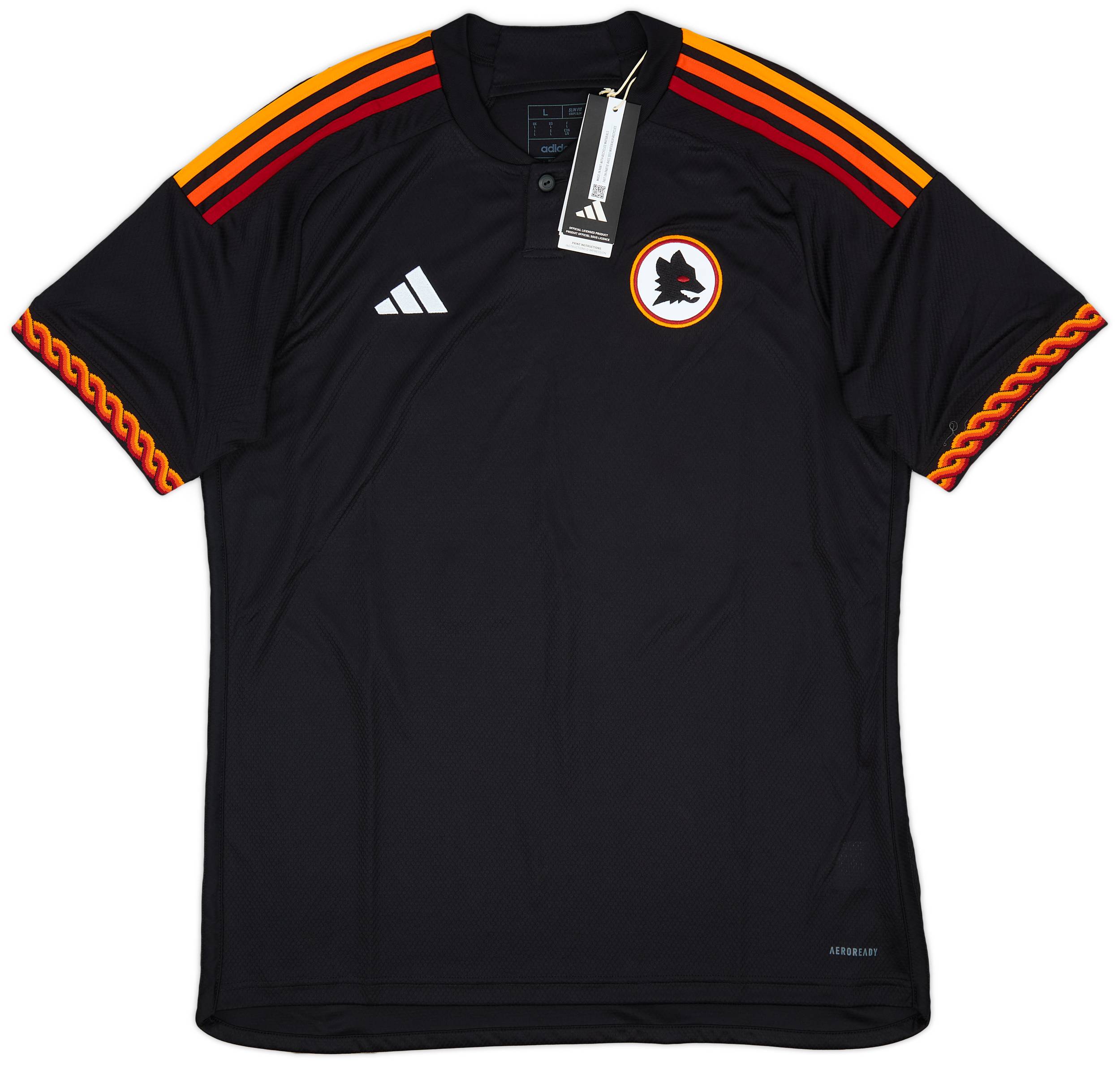 大量入荷 Shirt Third Roma 2023-24 El (L) #92 Shaarawy ウェア