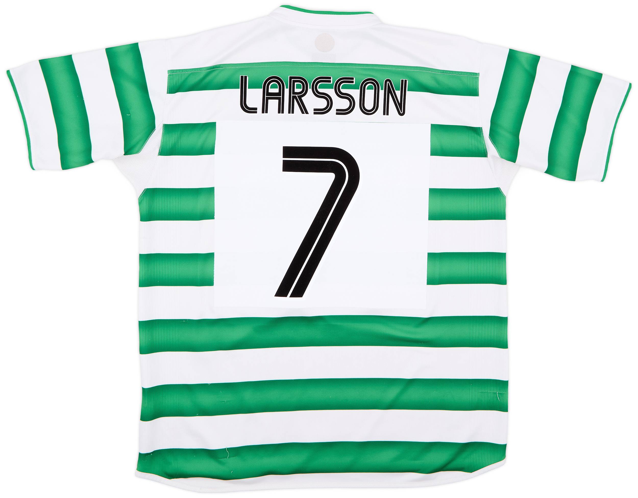 2003-04 Celtic Home Shirt Larsson #7 - 6/10 - (XL)