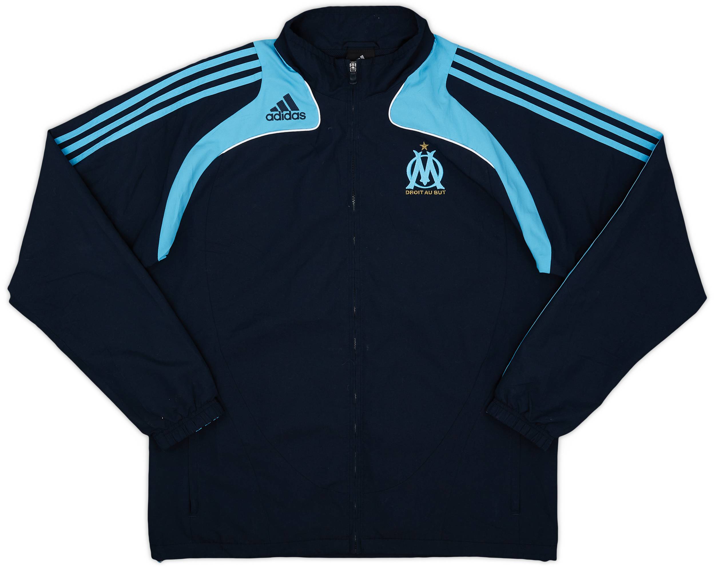 2008-09 Olympique Marseille adidas Track Jacket - 5/10 - (L)