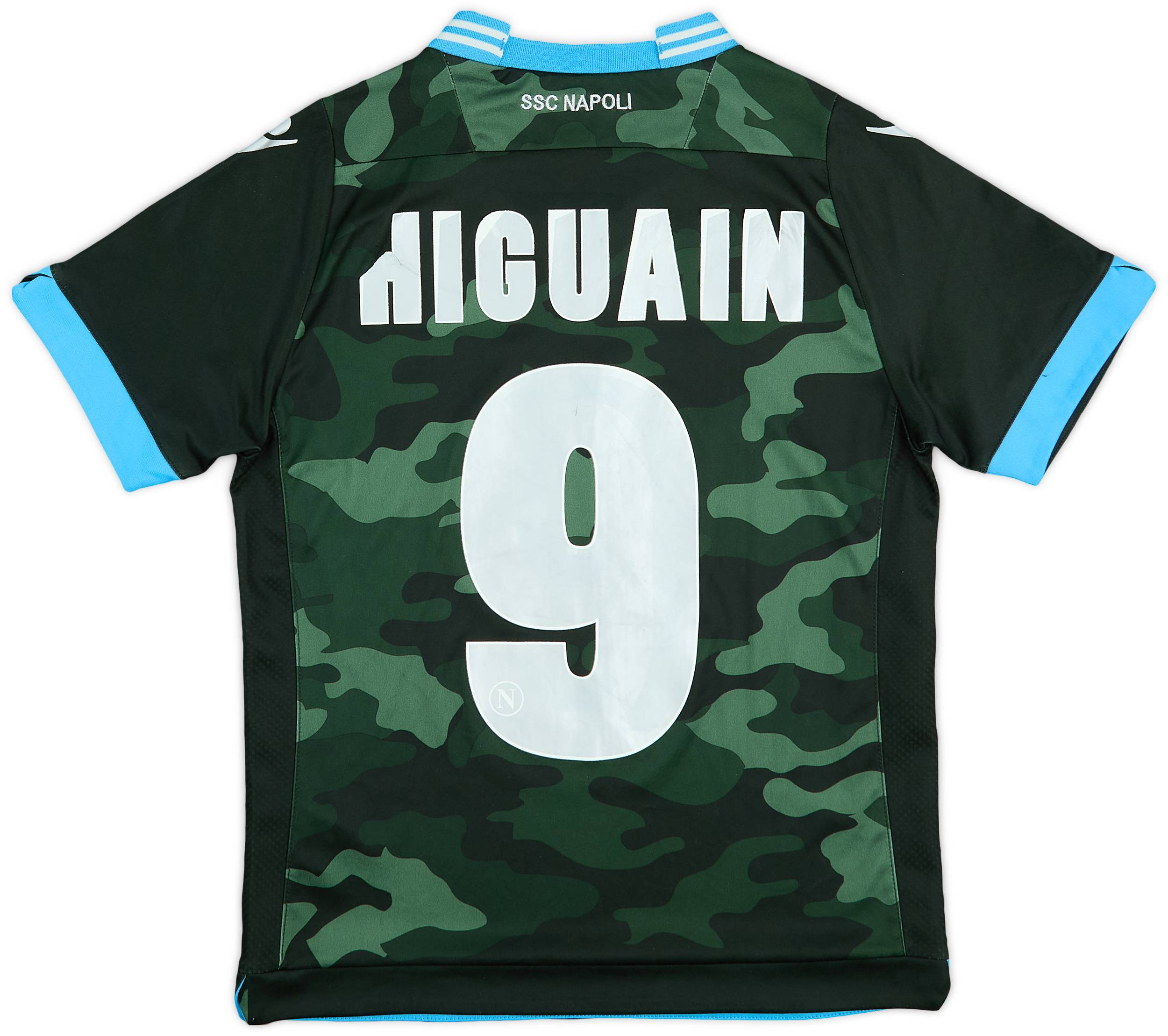 2013-14 Napoli Away Shirt Higuain #9 - 3/10 - (L.Boys)