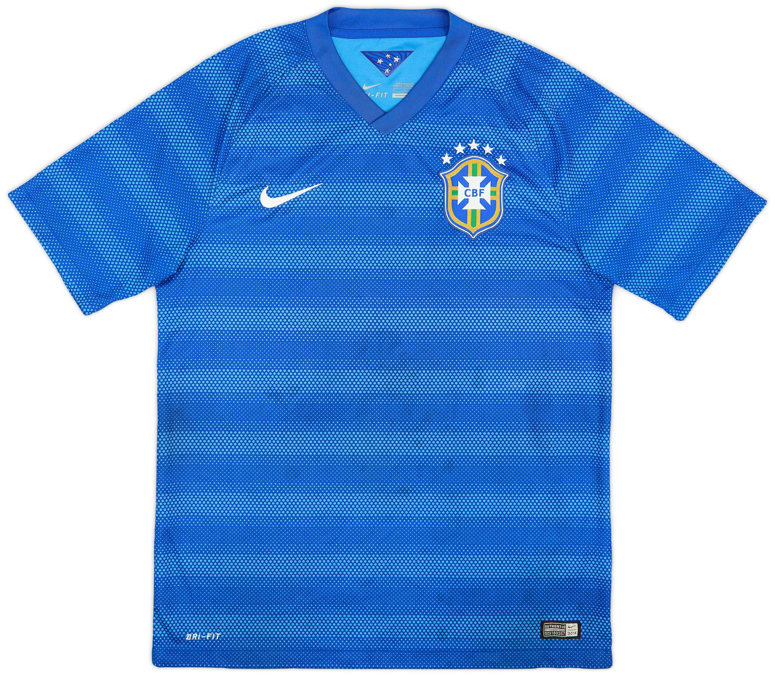 2014-15 Brazil Away Shirt - 8/10 - (M)