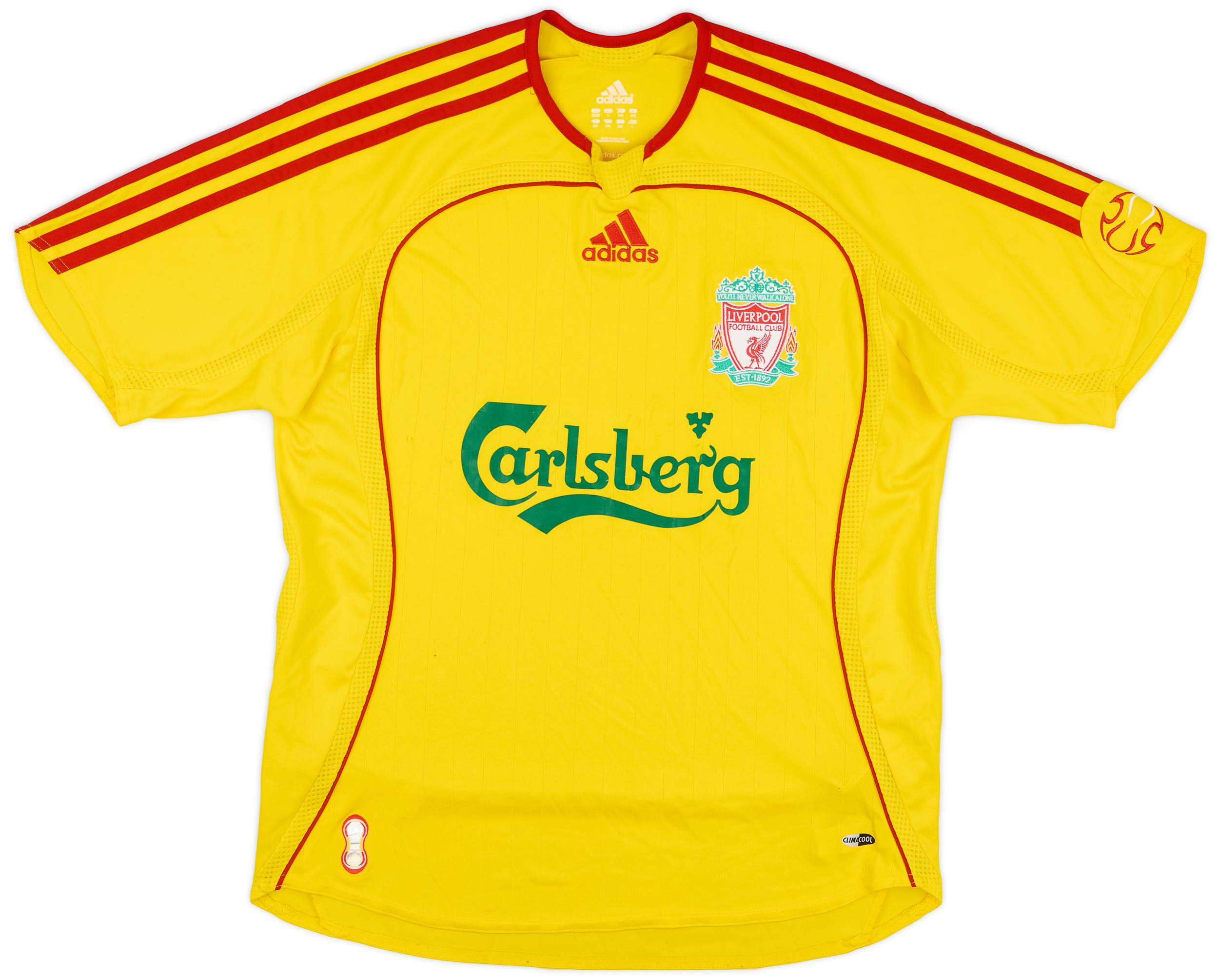 2006-07 Liverpool Away Shirt - 8/10 - (L.Boys)