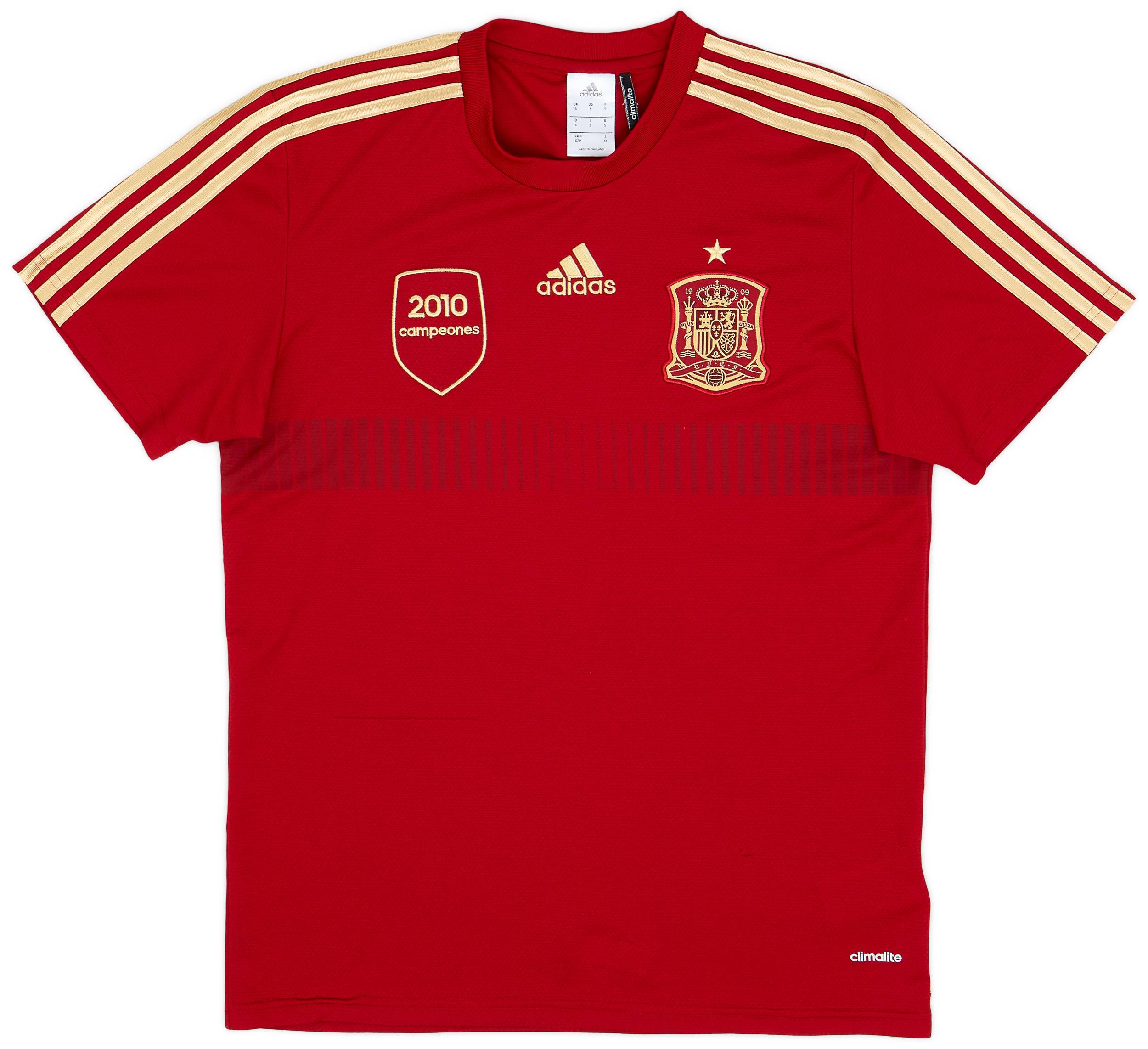 2013-14 Spain adidas Campeones Training Shirt 8/10 (S)