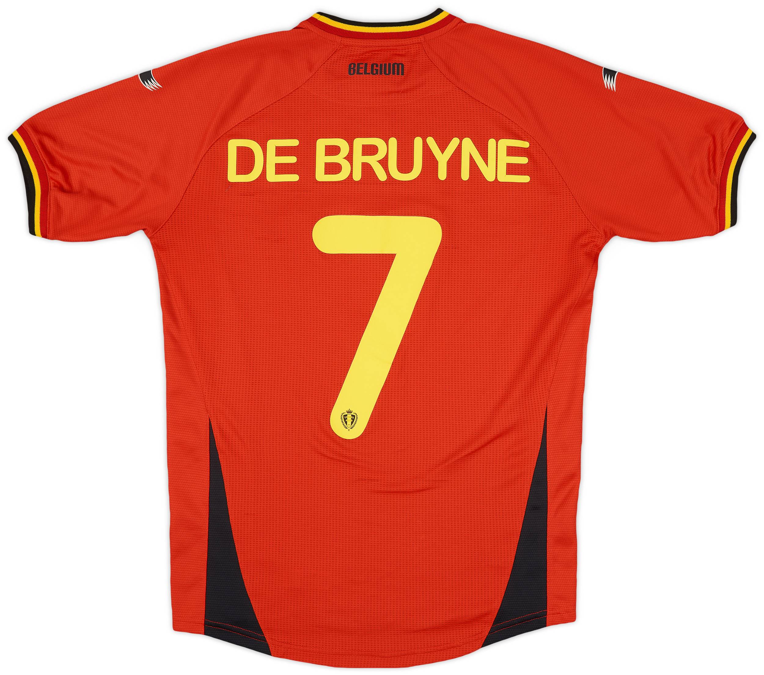 2014-15 Belgium Home Shirt De Bruyne #7 - 7/10 - (M)