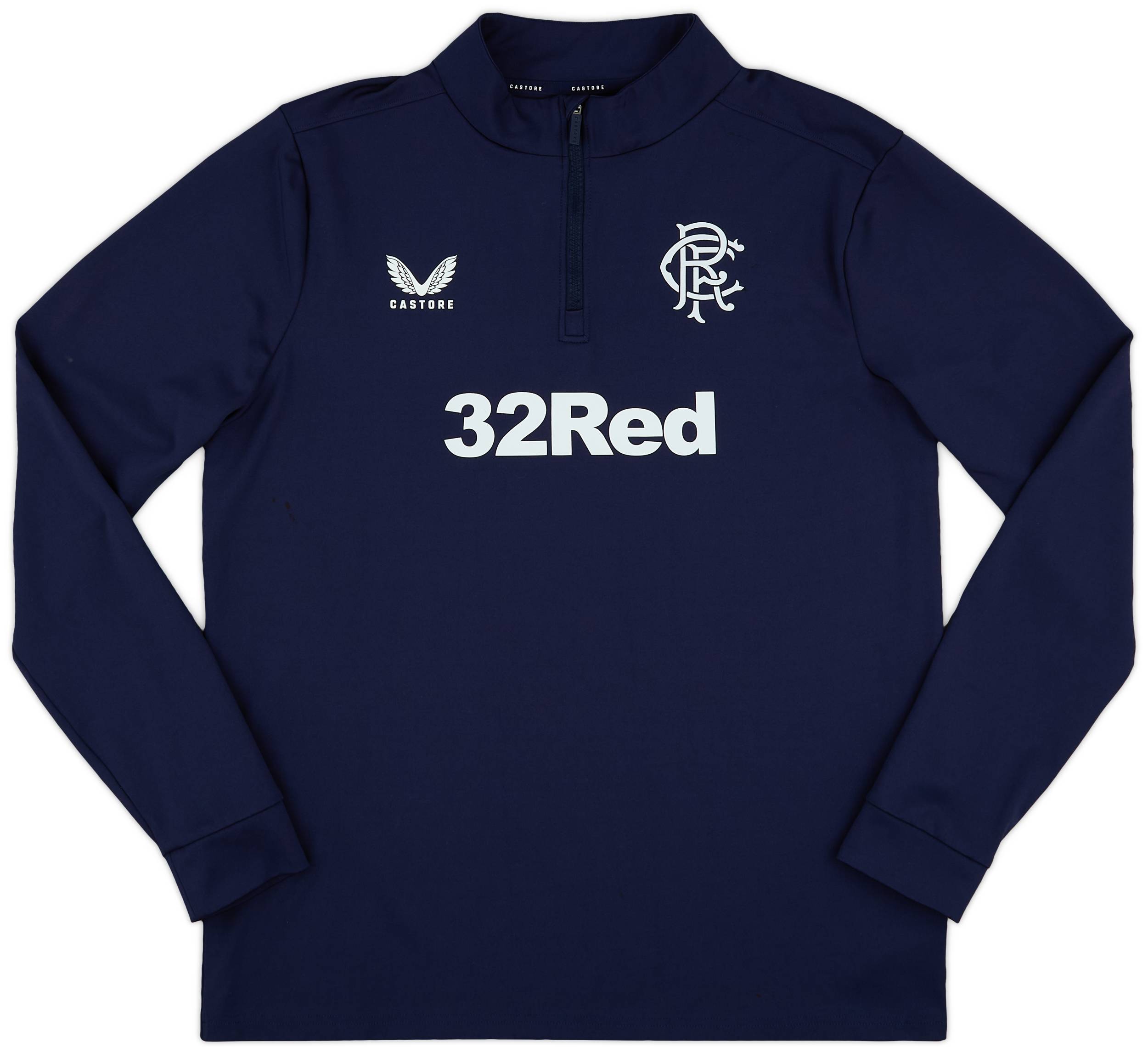 2023-24 Rangers Castore 1/4 Zip Training Top - 7/10