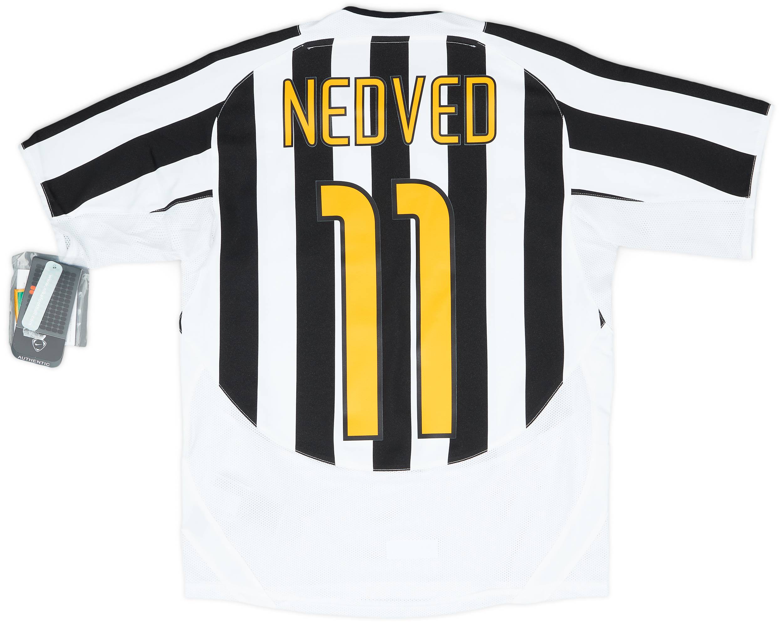 2003-04 Juventus Home Shirt Nedved #11 (L.Boys)