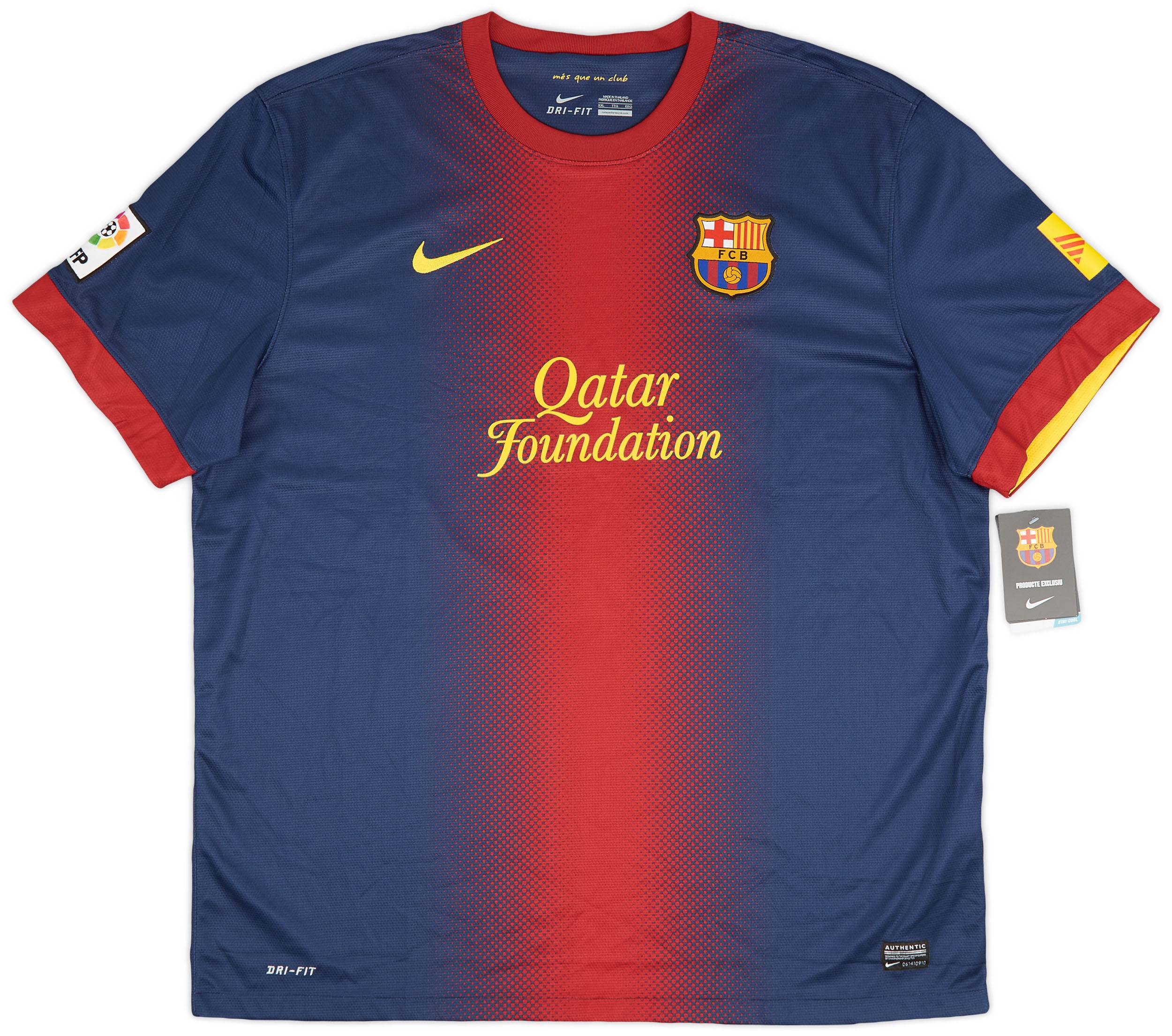 正規品Barcelona Home Shirt 2012 Messi 10 Messi #10 Barcelona 2012-13 Home Player Version Jersey Large