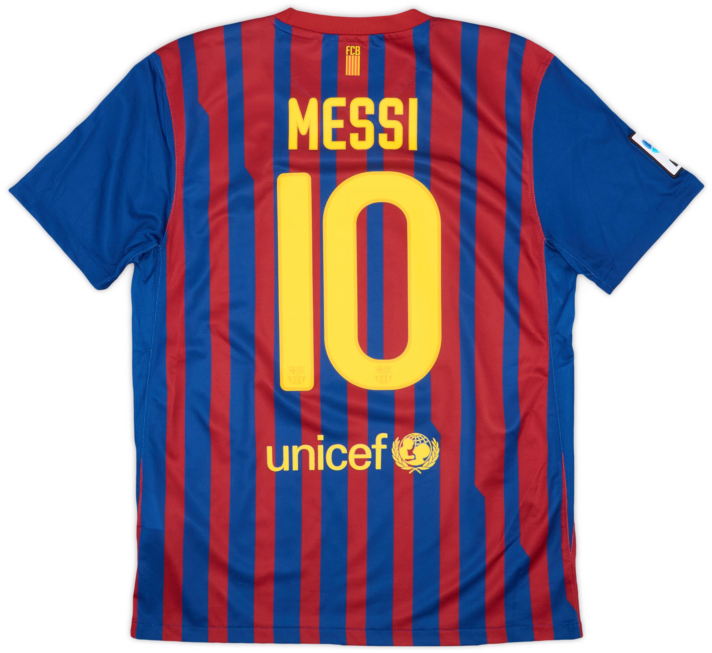 2011-12 Barcelona Home Shirt Messi #10 - 9/10 - (M)