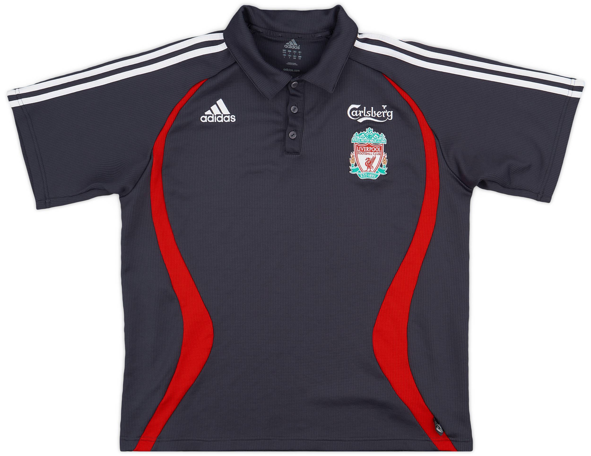 2006-07 Liverpool adidas Polo Shirt - 9/10 - (L/XL)
