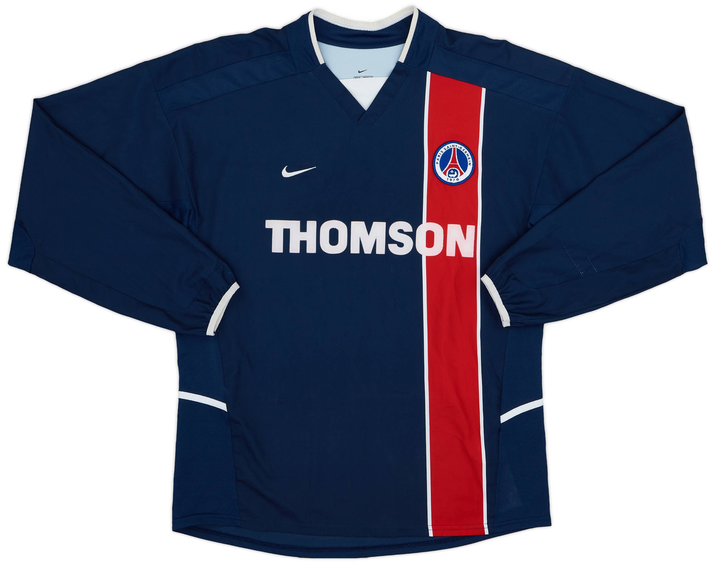 2002-03 Paris Saint-Germain Home L/S Shirt Ronaldinho #10