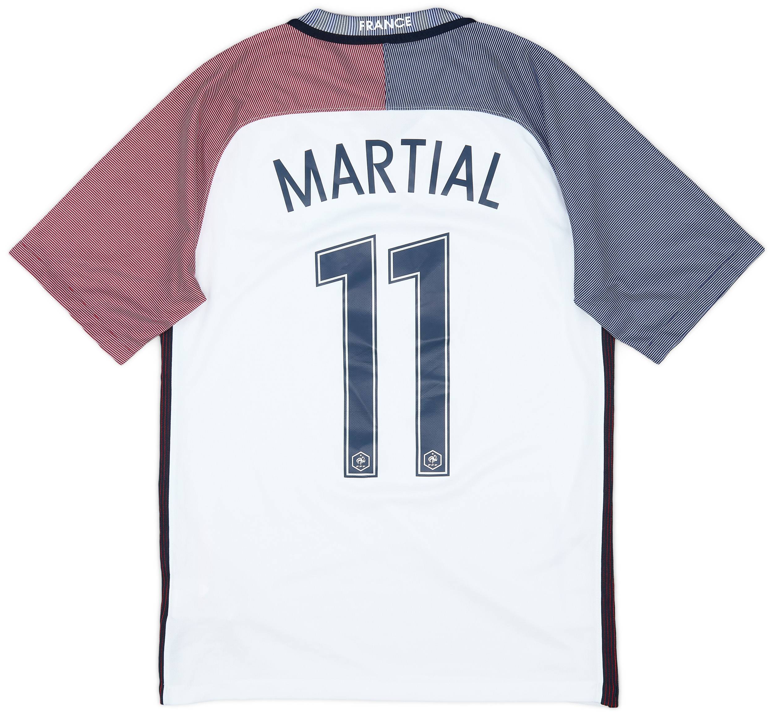 2016-17 France Away Shirt Martial #11 - 8/10 - (S)