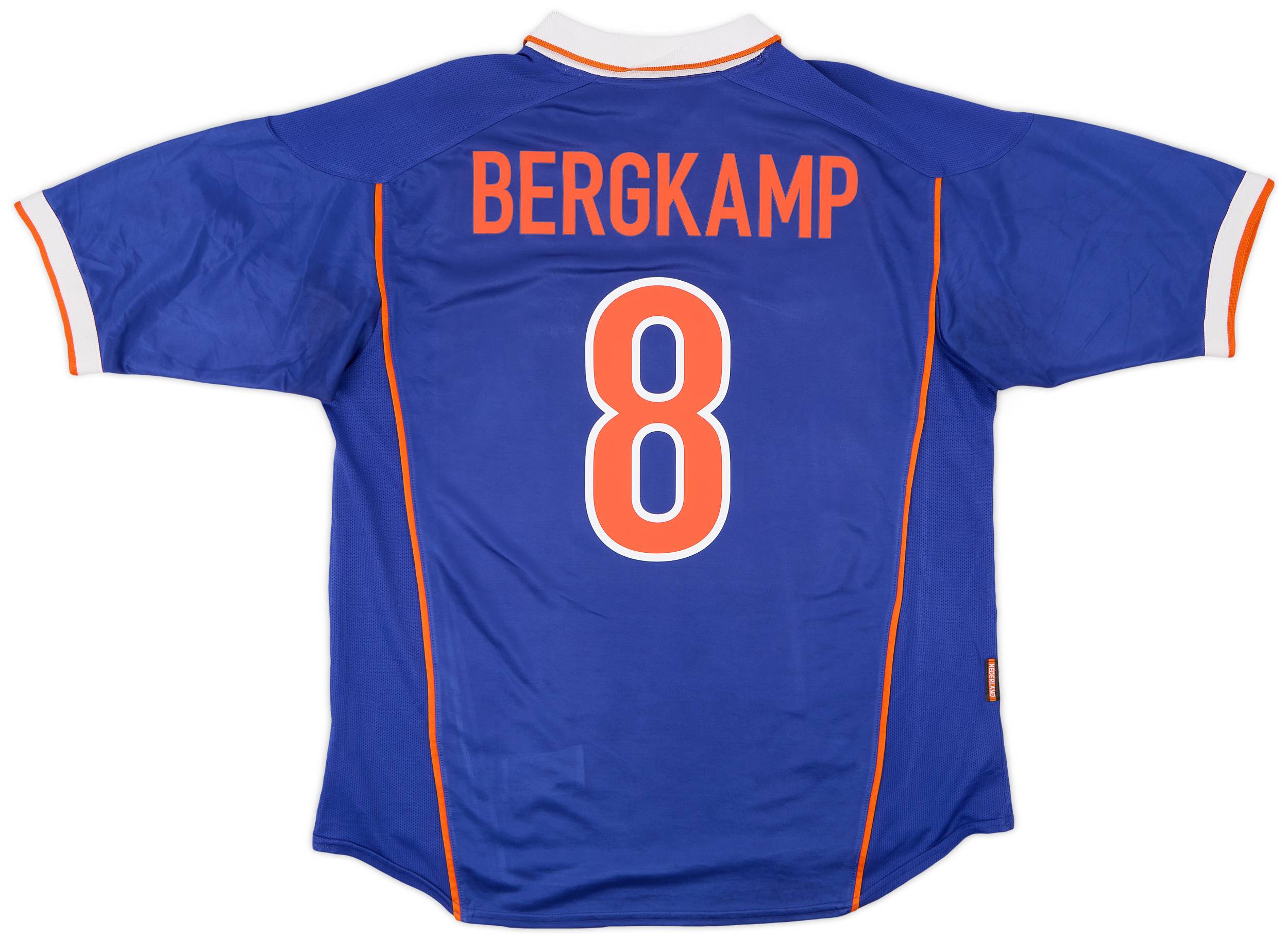 1998-00 Netherlands Away Shirt Bergkamp #8 - 8/10 - (XL)