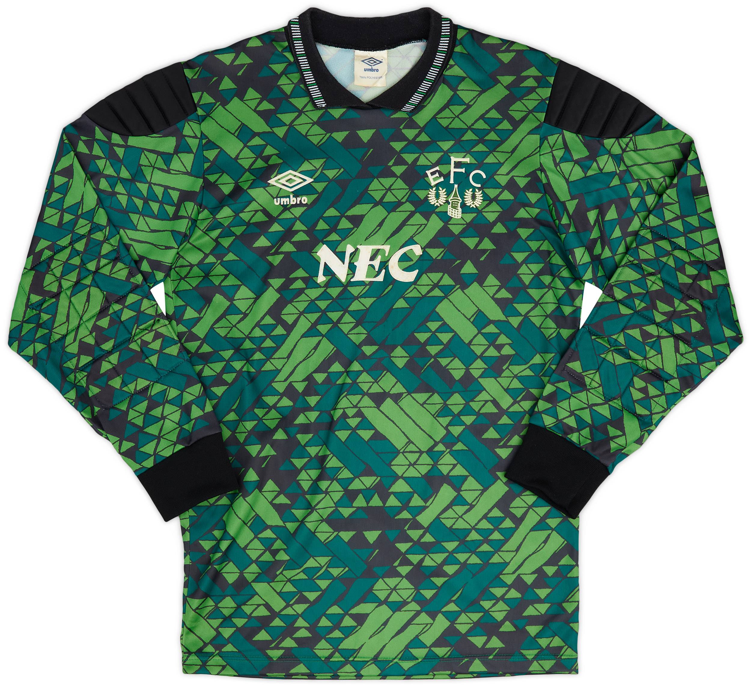 1990-92 Everton GK Shirt #1 - 8/10 - (S)