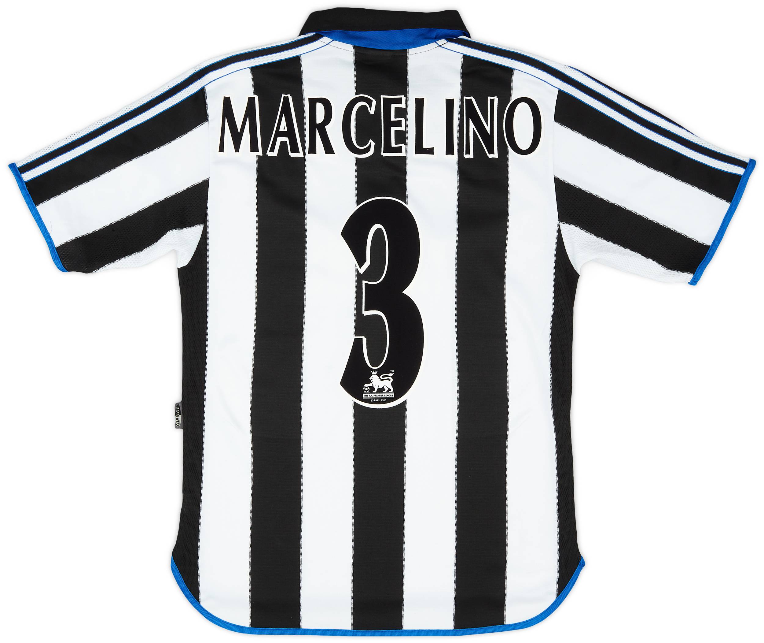 2000-01 Newcastle Home Shirt Marcelino #3 - 8/10 - (S)